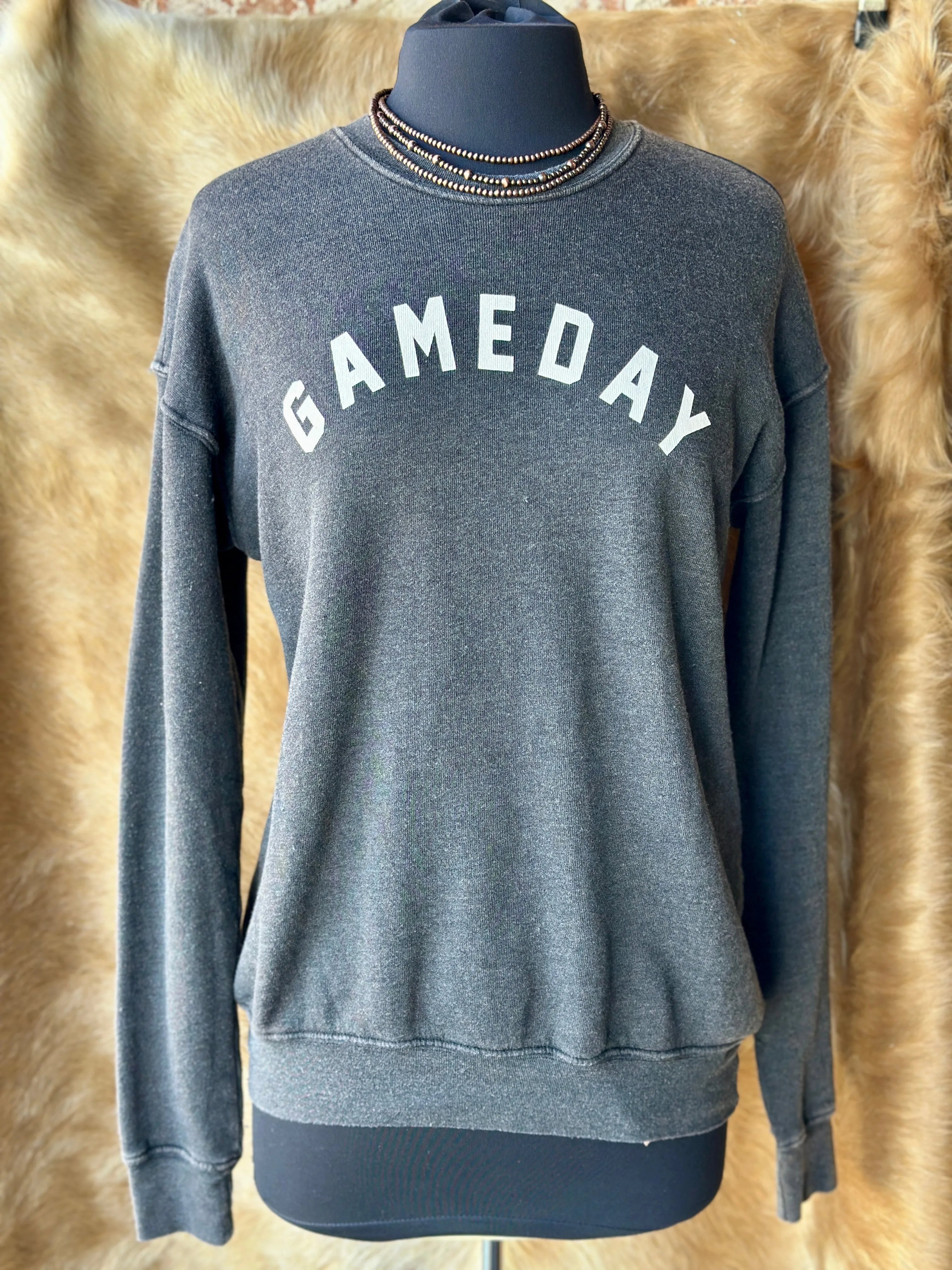 Oakes Gameday Mineral Sweatshirt [Black] ✙ON SALE NOW✙