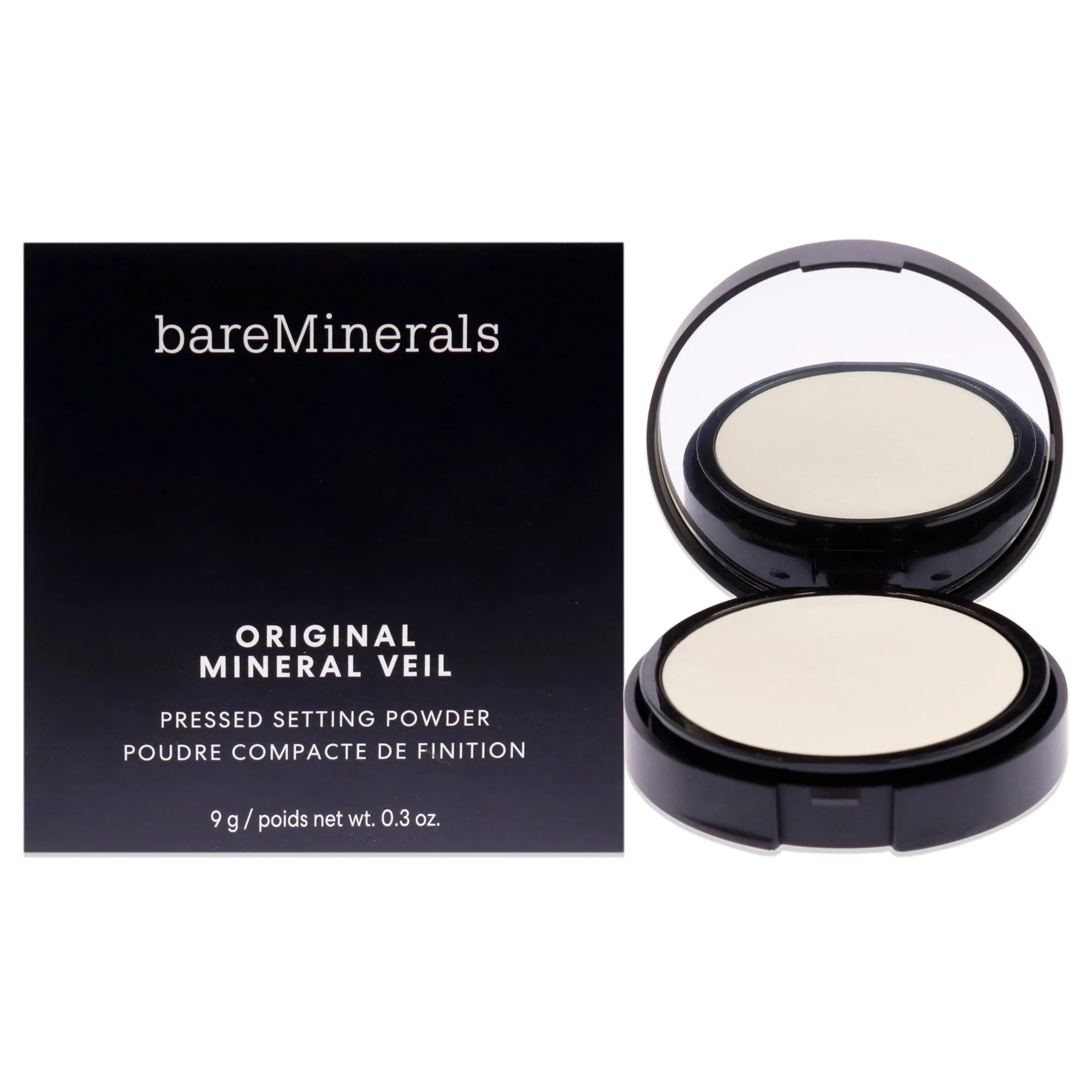 Original Mineral Veil Pressed Setting Powder - Translucent by bareMinerals for Women - 0.3 oz Powder
