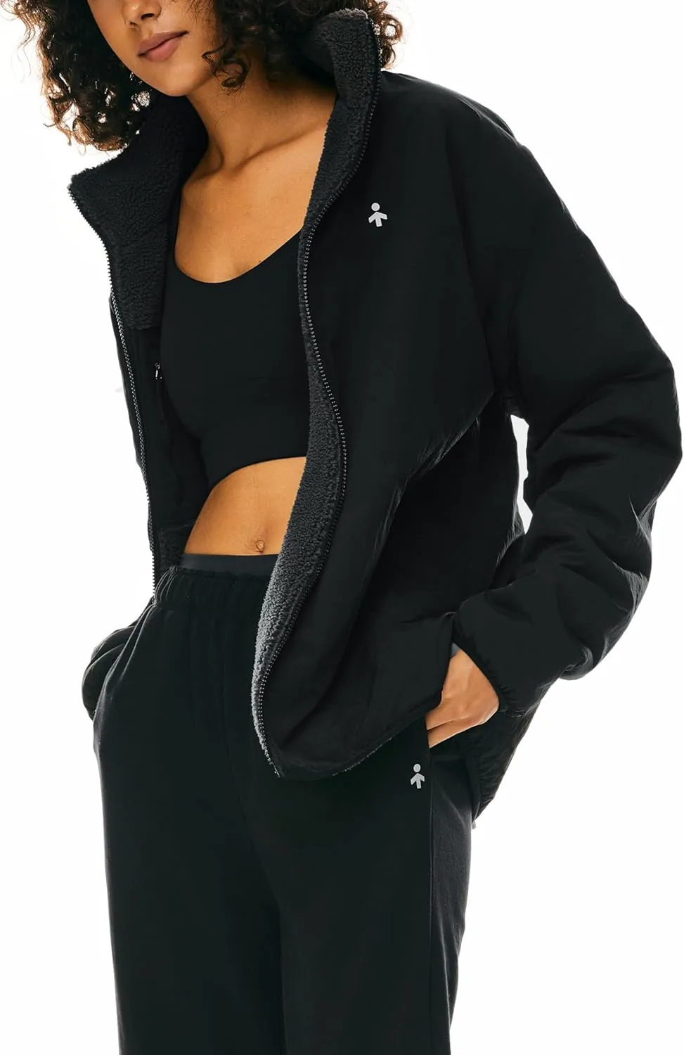 Orolay Women's Reversible Fleece Jackets Full Zip Long Sleeve Coat Soft Fall Winter Outerwear with Pockets