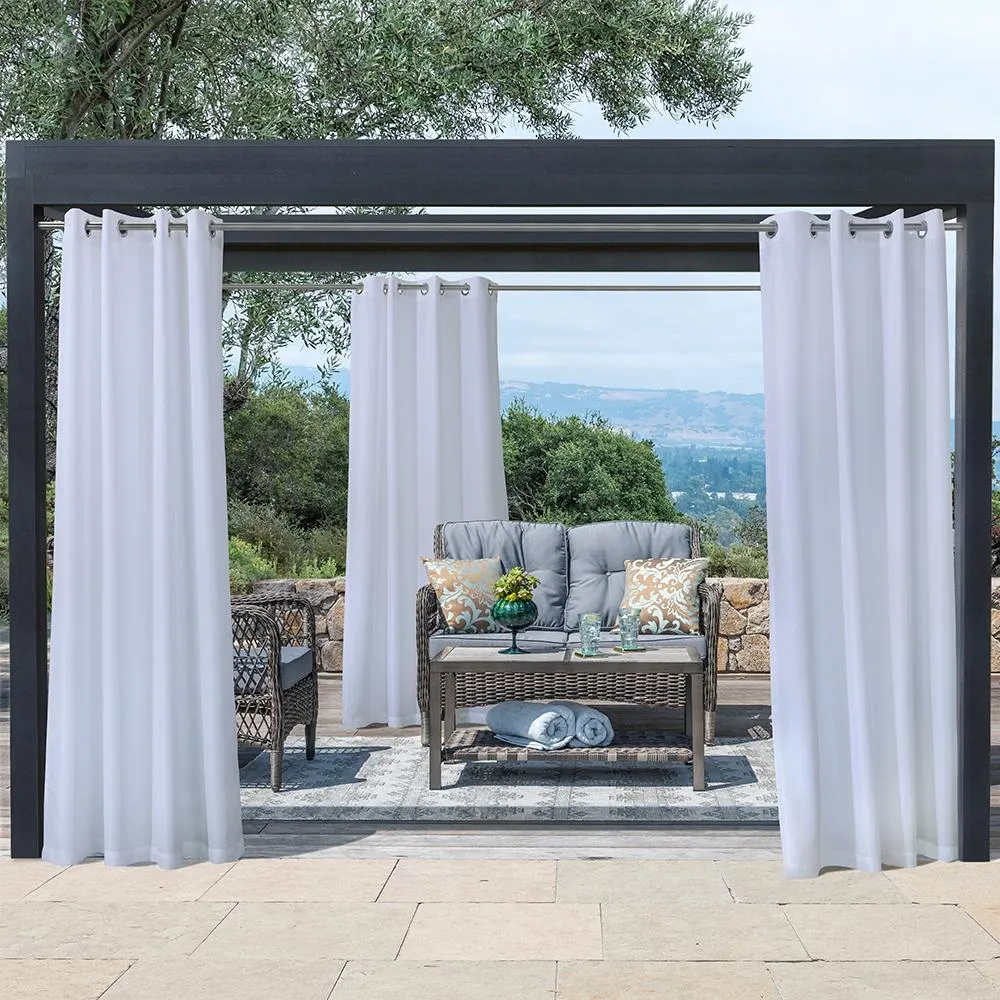 Outdoor Dcor Seacapes Outdoor Solid Grommet Top Panel Pair