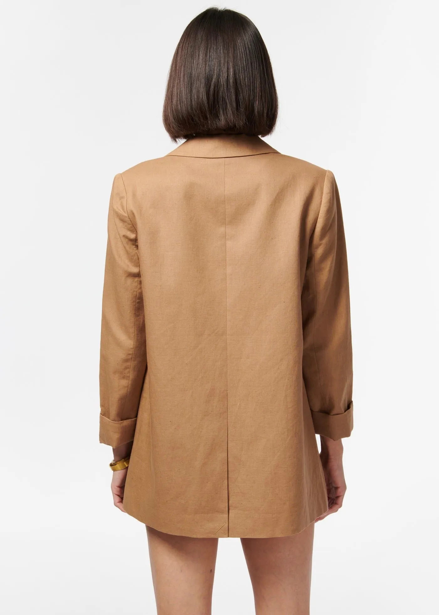 Owen Linen Blazer (Butterscotch)