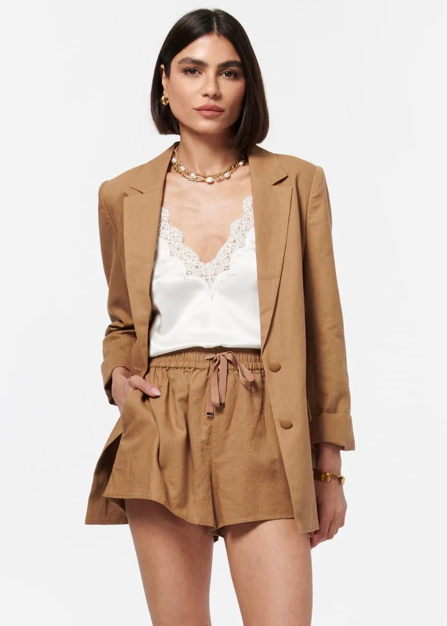 Owen Linen Blazer (Butterscotch)