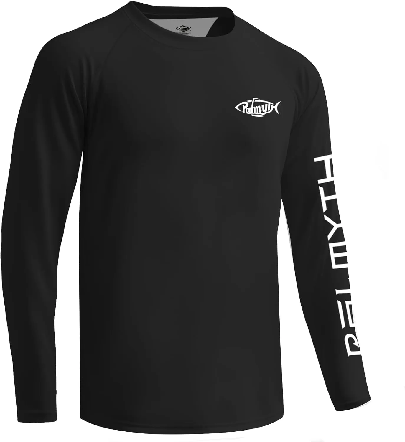 Palmyth Mens Fishing Shirts Long Sleeve Sun Protection Shirts UPF 50  Rash Guard T-Shirt Tee