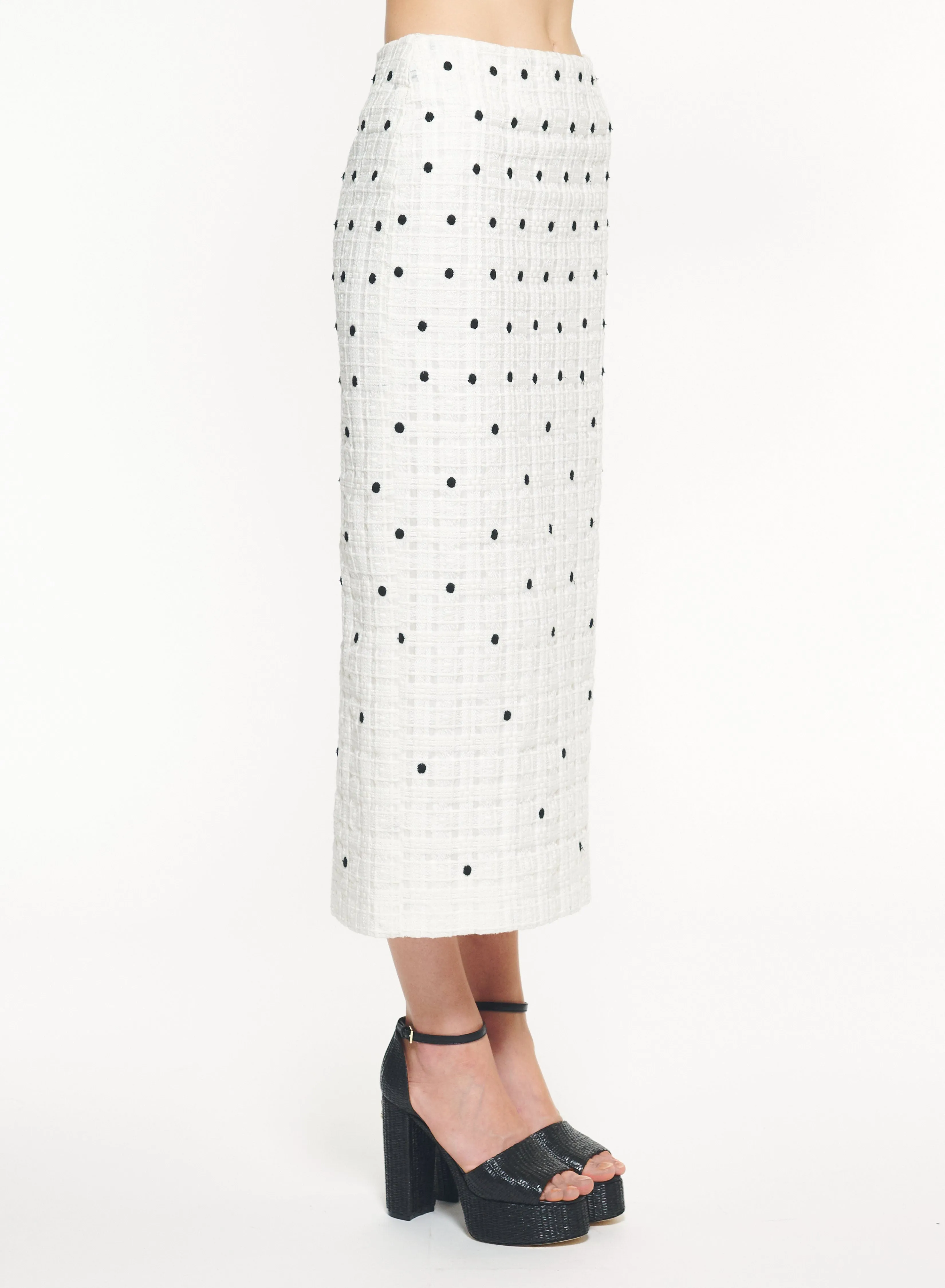 Pencil Moon Dot Skirt