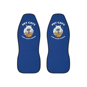 Pet Cats and Chase Storms Car Seat Covers