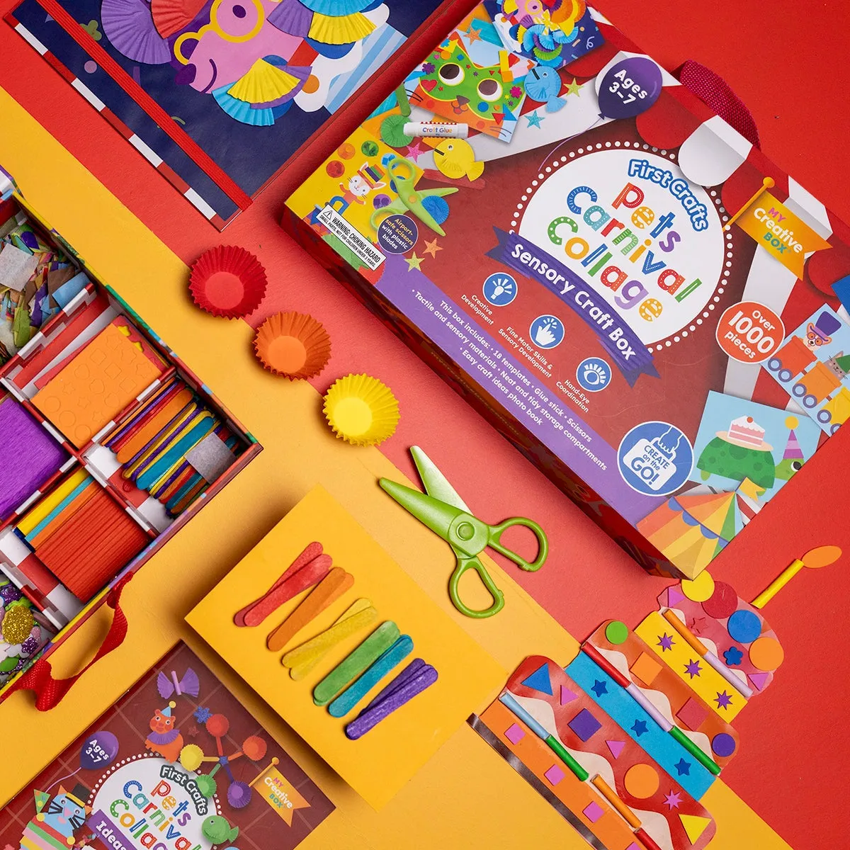 Pets Carnival Collage Sensory Craft Box