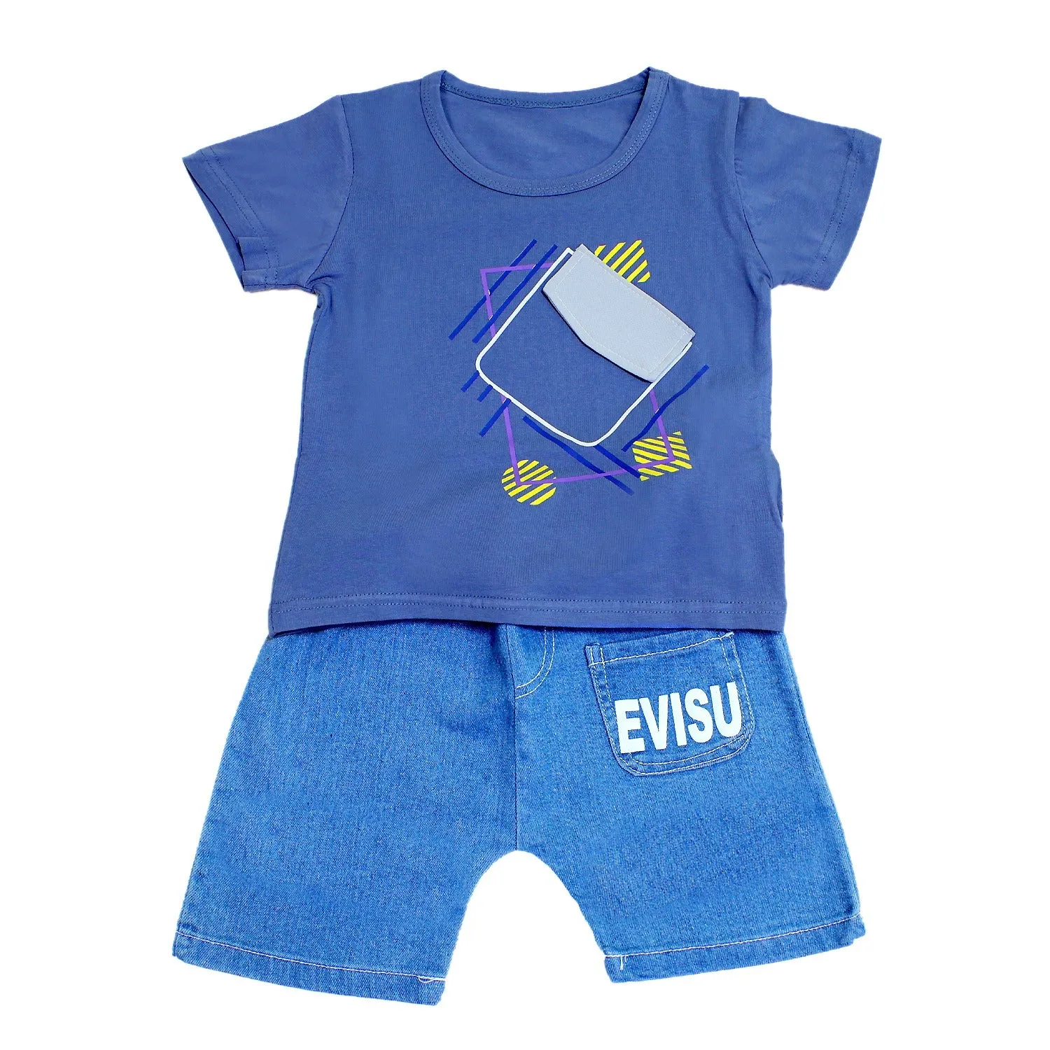 Pocket Style Shorts Set for Boys