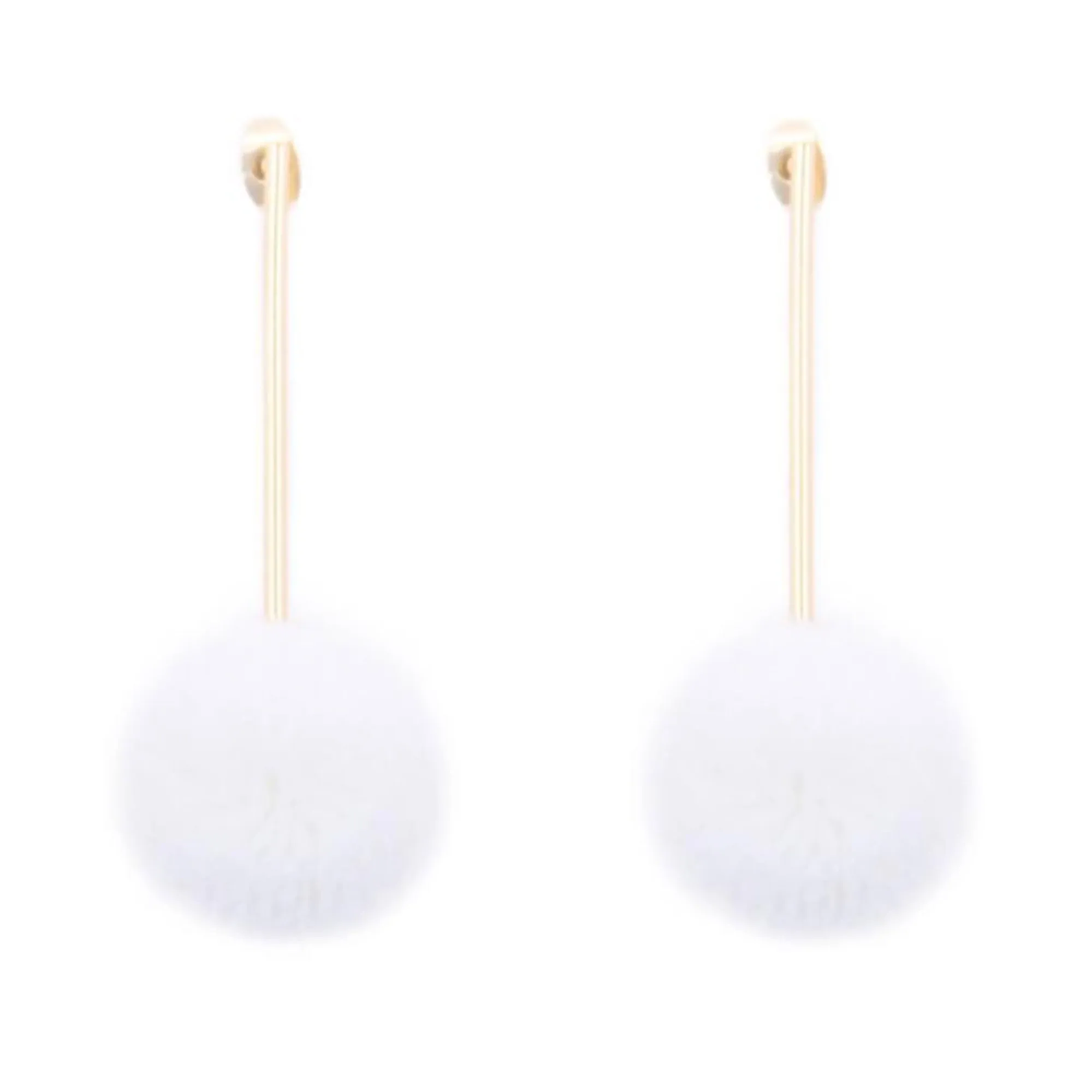 Pom Pom Bar Earrings