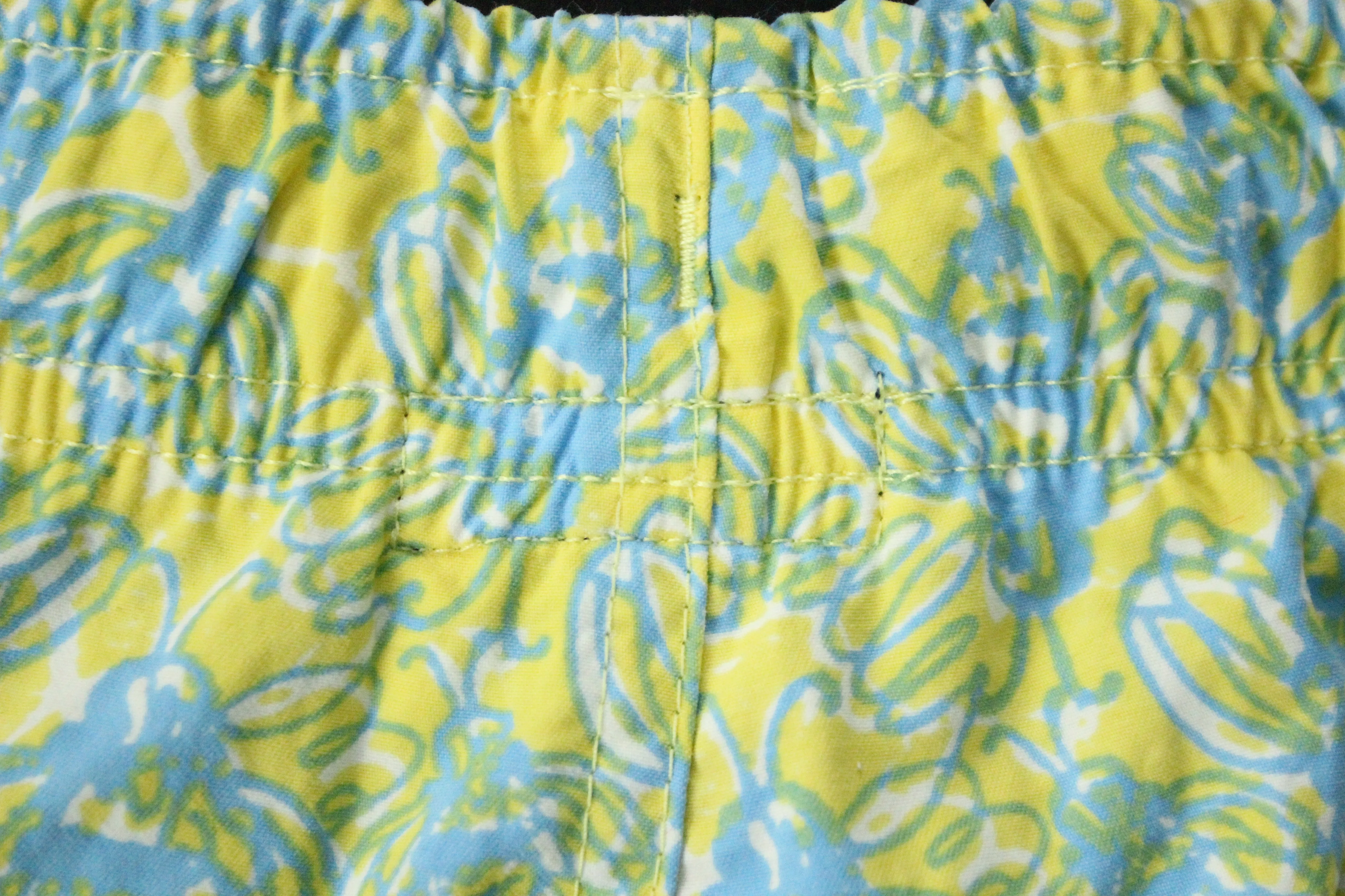 "Lilly Pulitzer Wasp Bumblebee Swim Trunks Sz: L" (SOLD)