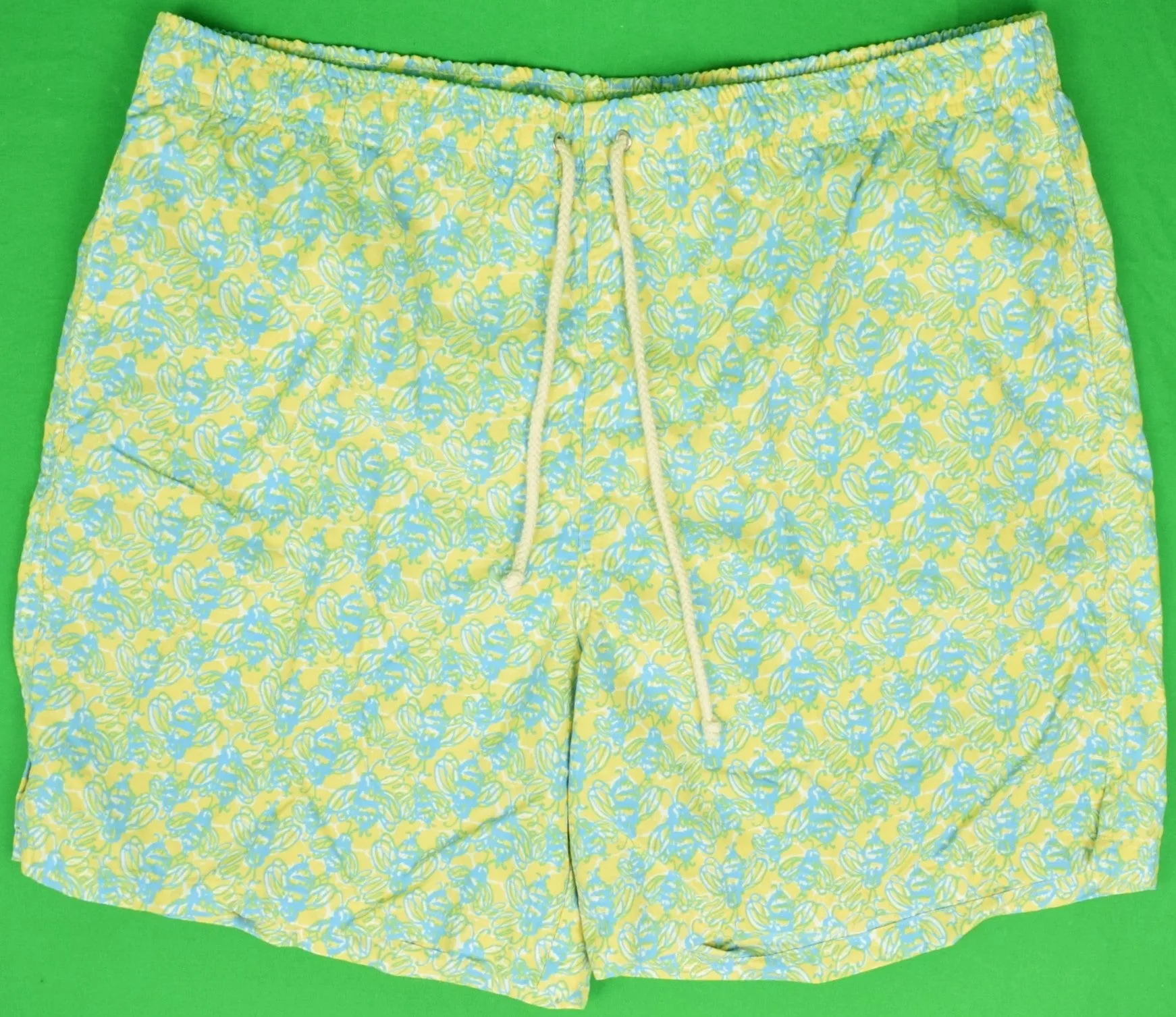 "Lilly Pulitzer Wasp Bumblebee Swim Trunks Sz: L" (SOLD)