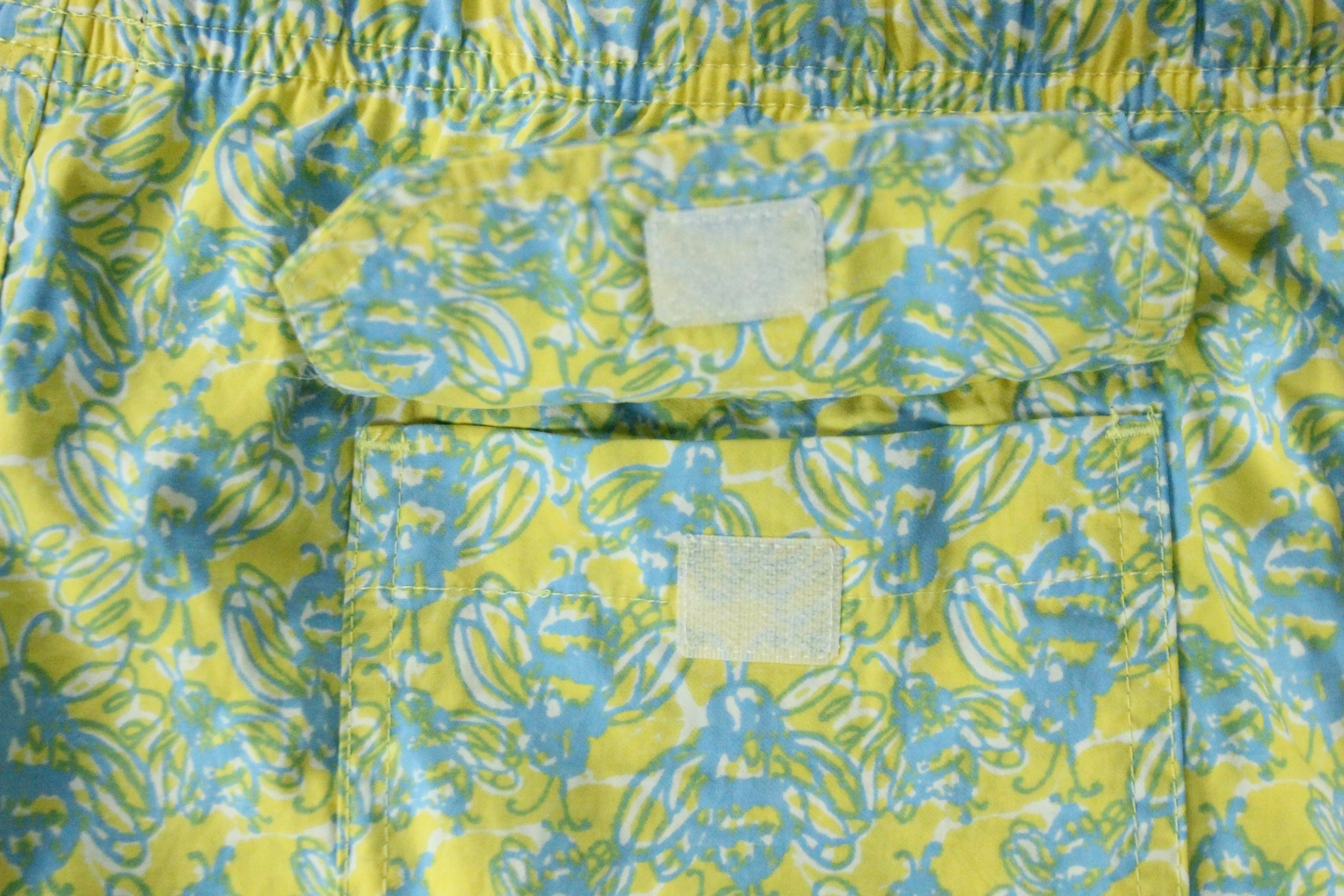 "Lilly Pulitzer Wasp Bumblebee Swim Trunks Sz: L" (SOLD)