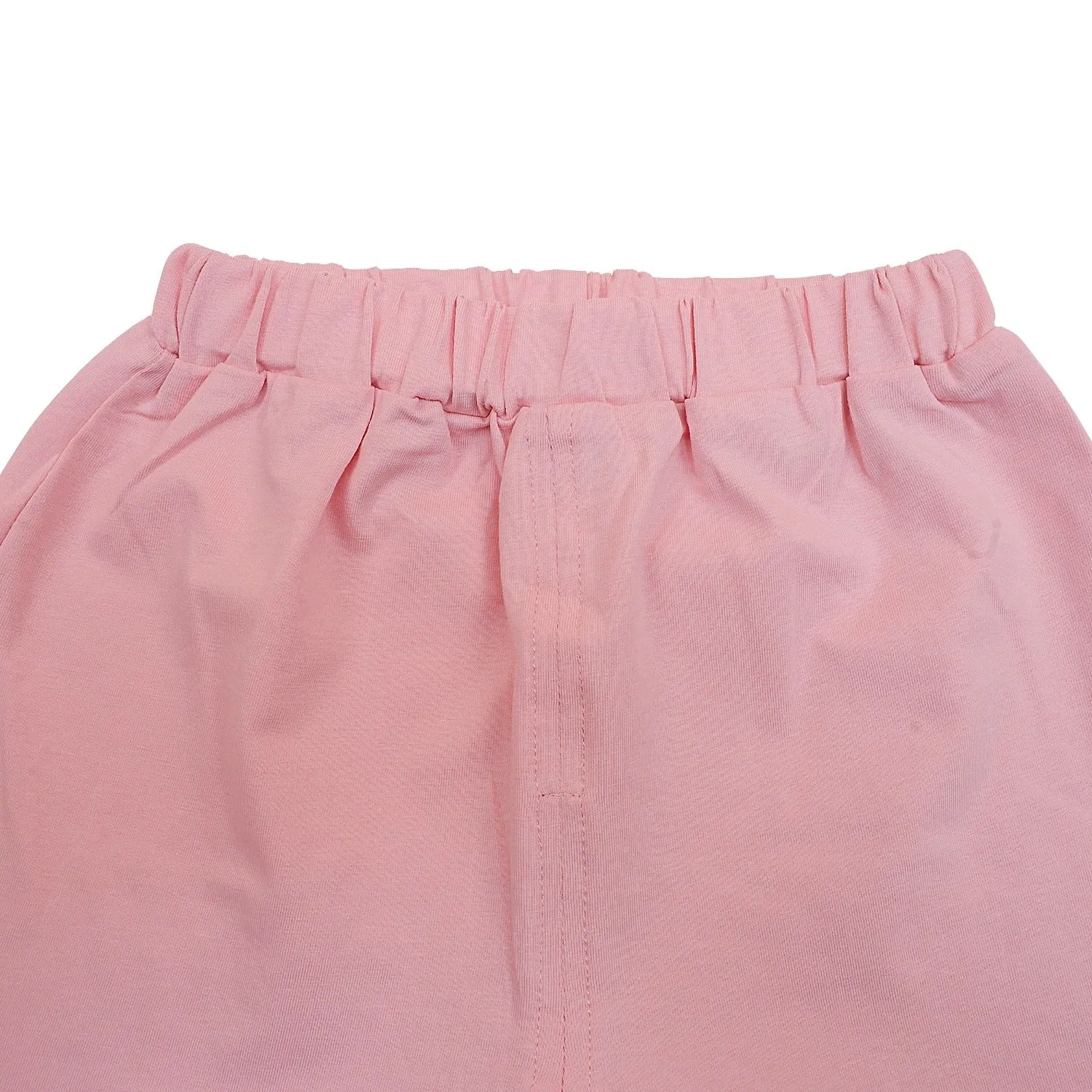 Rabbit Half Sleeves Shorts Set for Girls