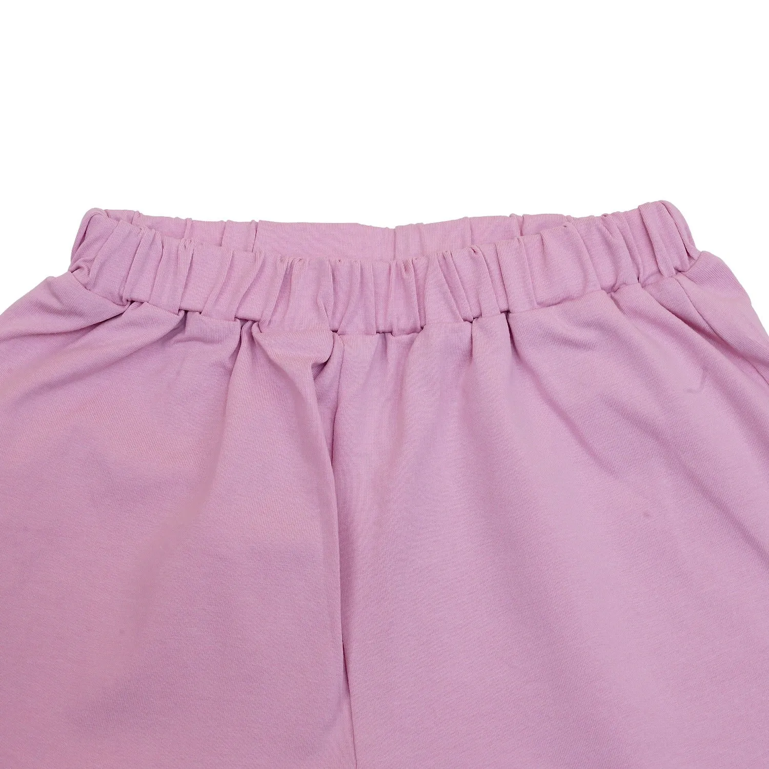 Rabbit Half Sleeves Shorts Set for Girls