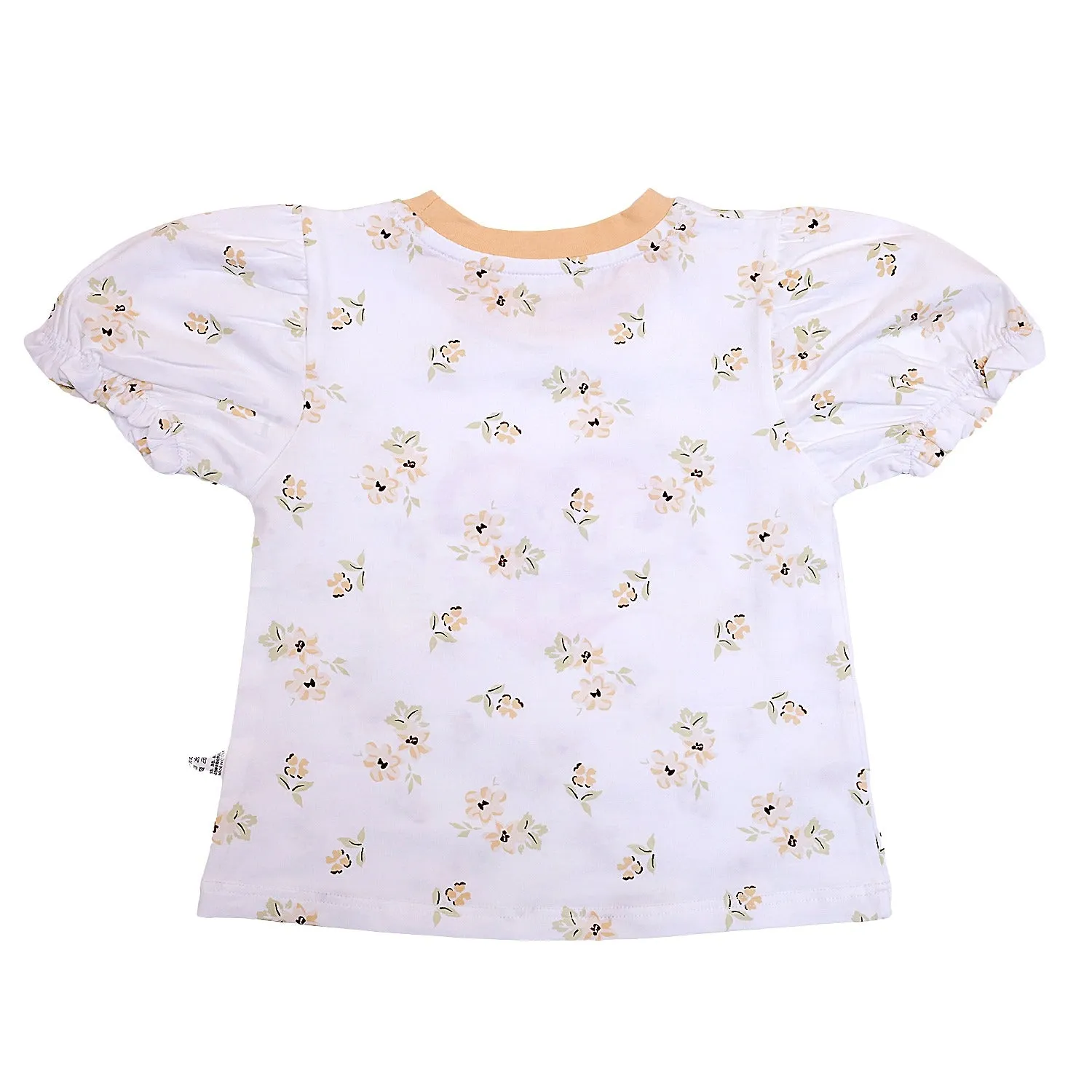 Rabbit Half Sleeves Shorts Set for Girls
