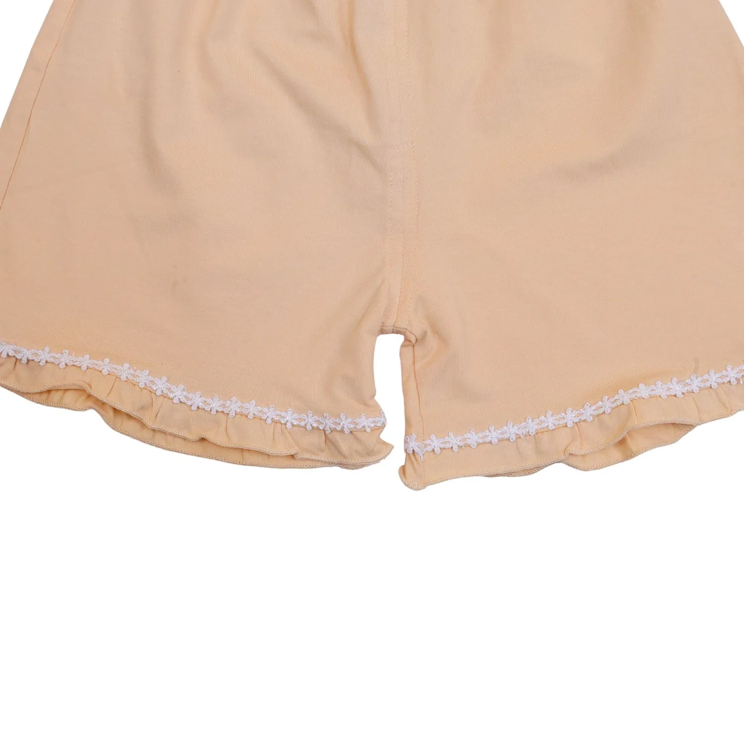 Rabbit Half Sleeves Shorts Set for Girls