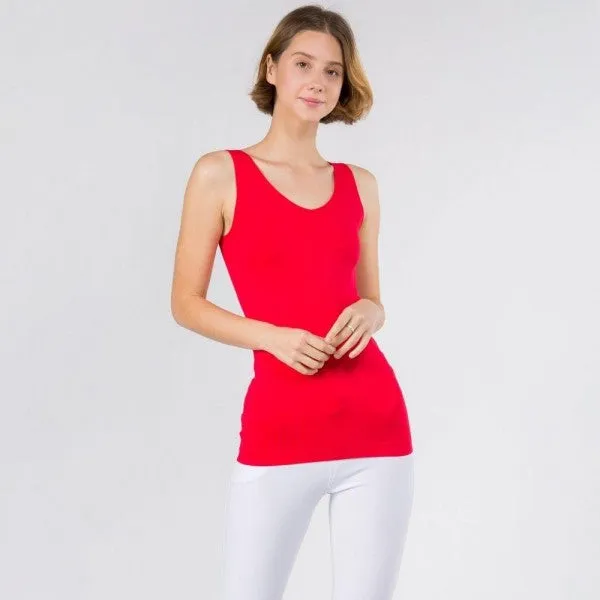 Reversible V-Scoop Neck Tank