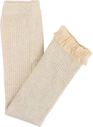 RuffleButts Baby/Toddler Girls Footless Ruffled Tights