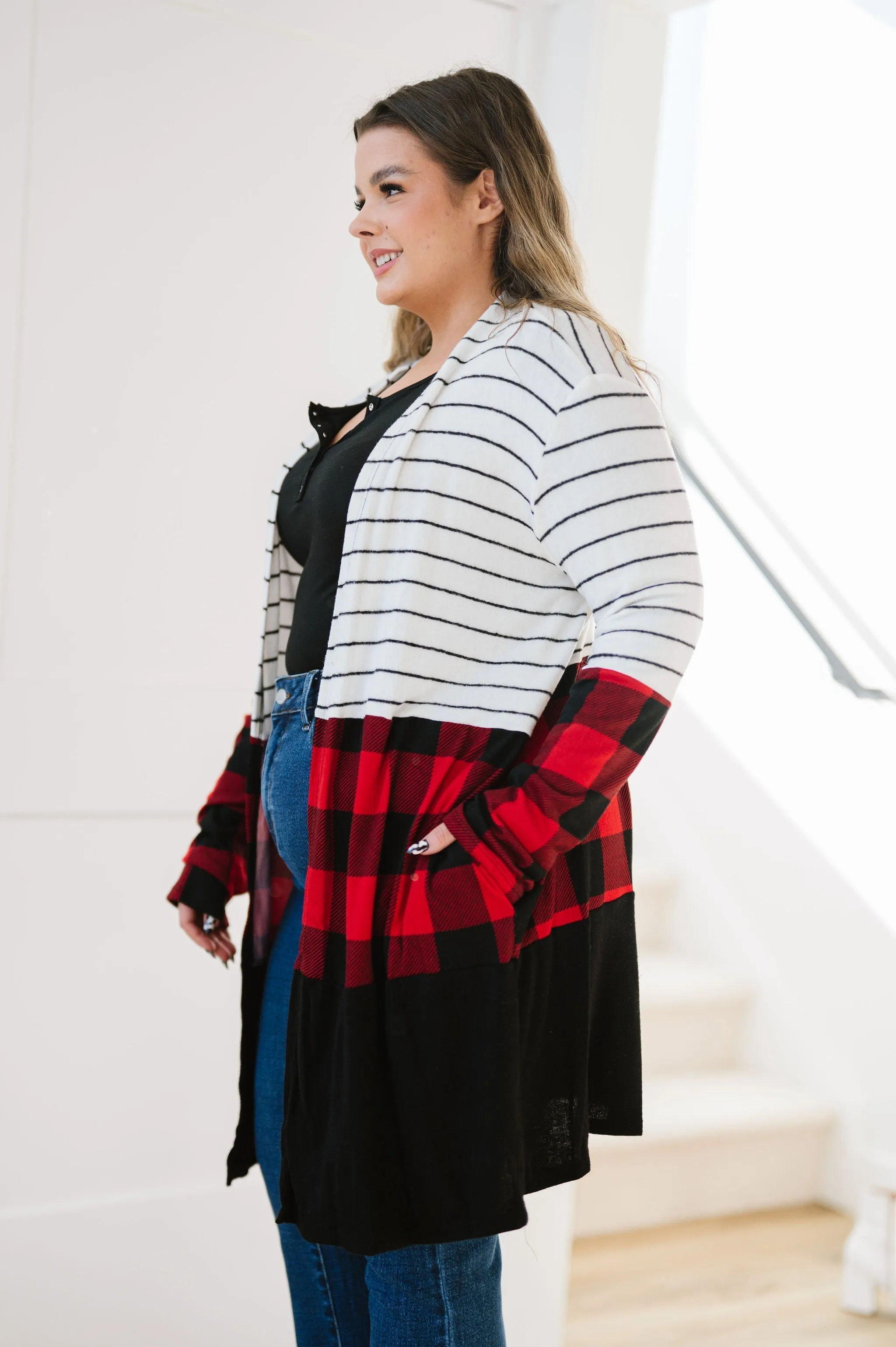 Run Wild Contrast Cardigan
