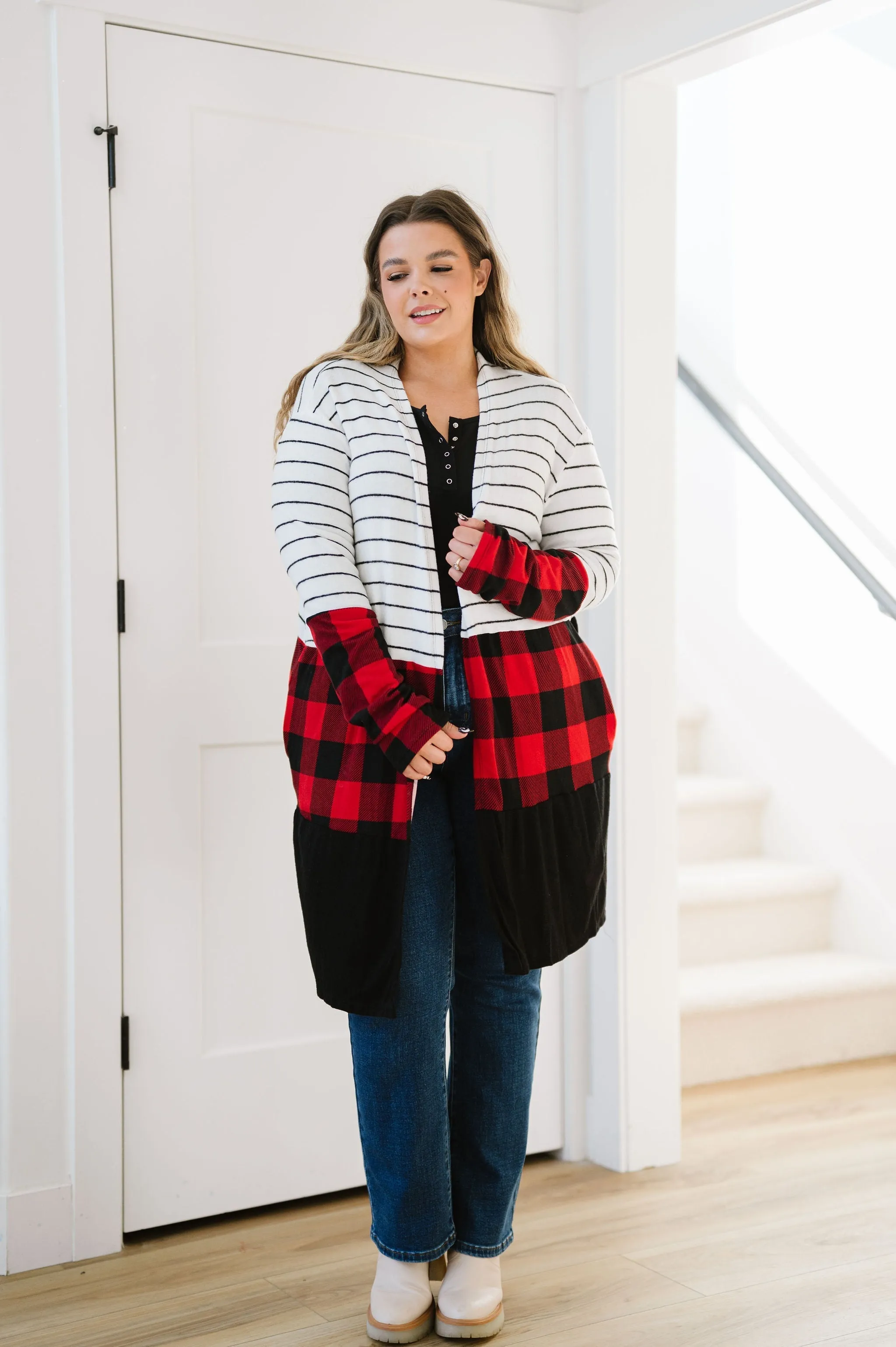 Run Wild Contrast Cardigan