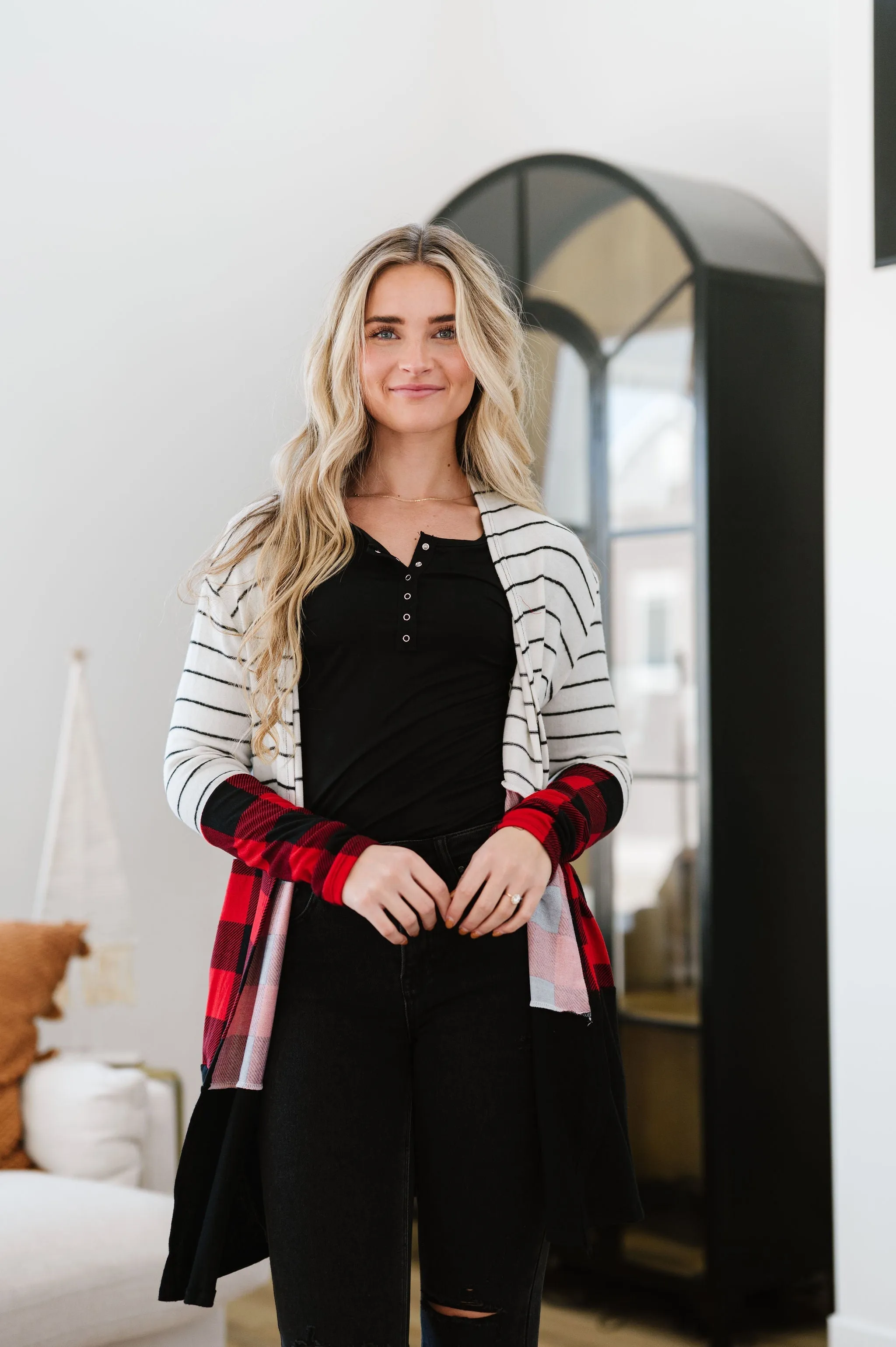 Run Wild Contrast Cardigan
