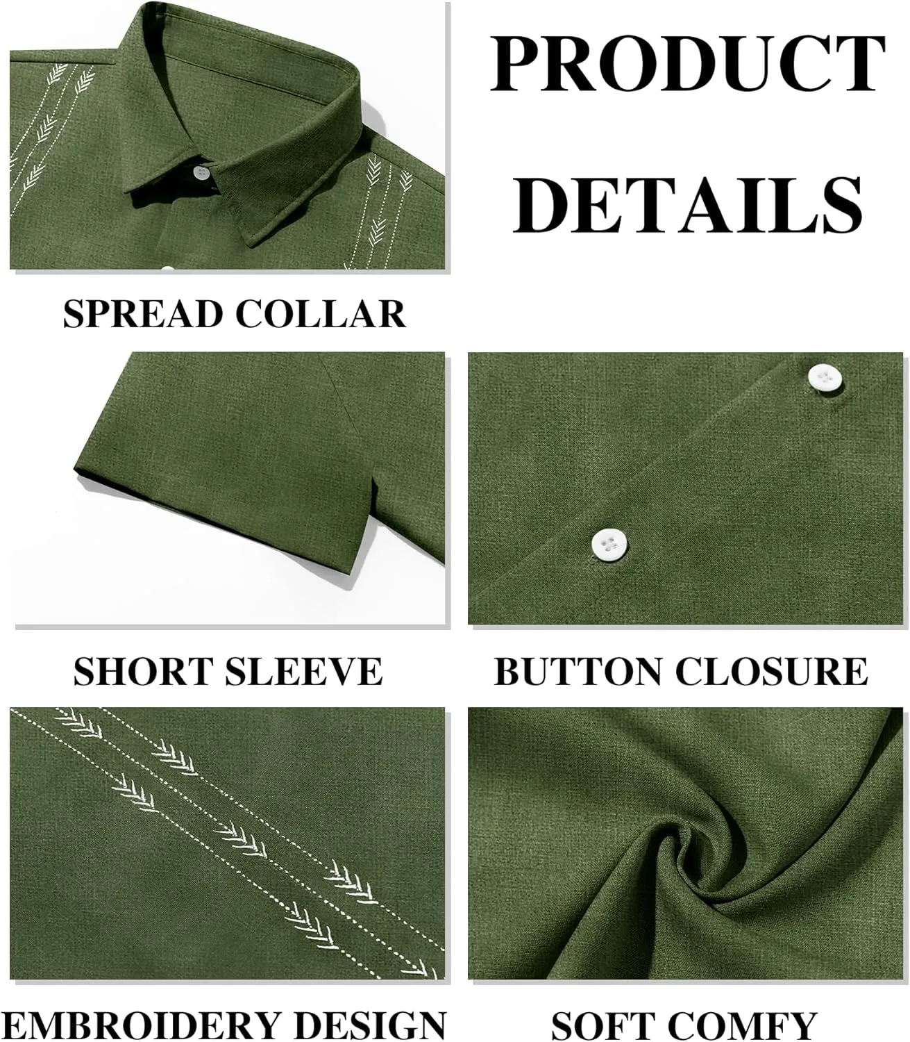 Runcati Mens Short Sleeve Guayabera Shirts Button Down Cuban Casual Mexican Shirts Summer Beach Wedding Linen Tops