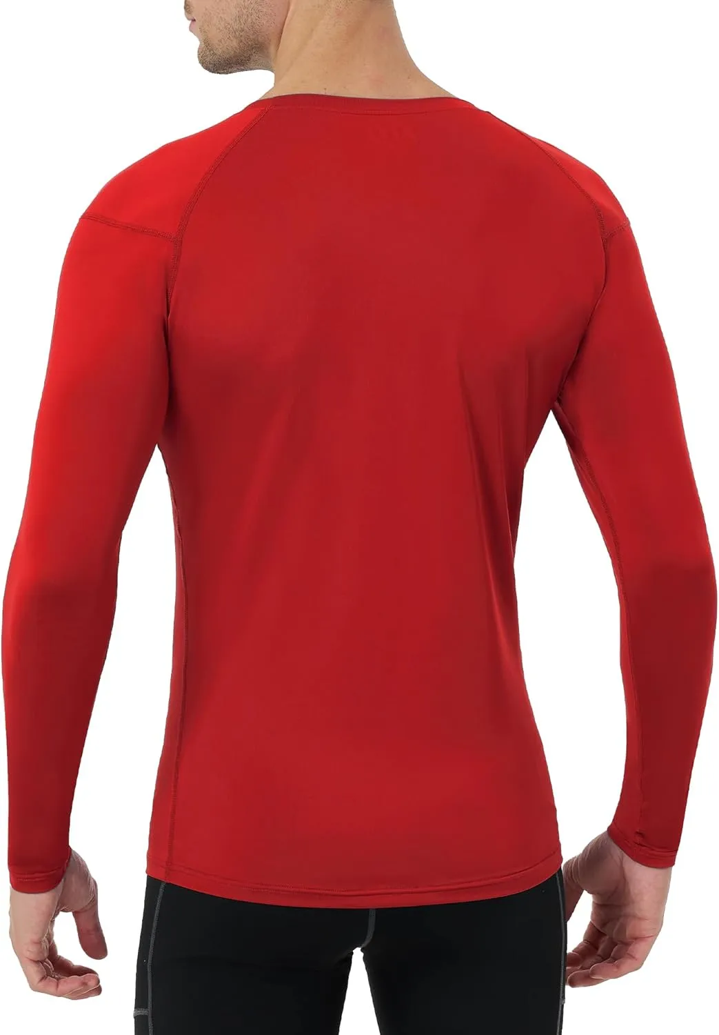 Runhit Long Sleeve Compression Shirts for Men, UPF 50  Men's Compression Shirts, Running Athletic Workout Base Layer