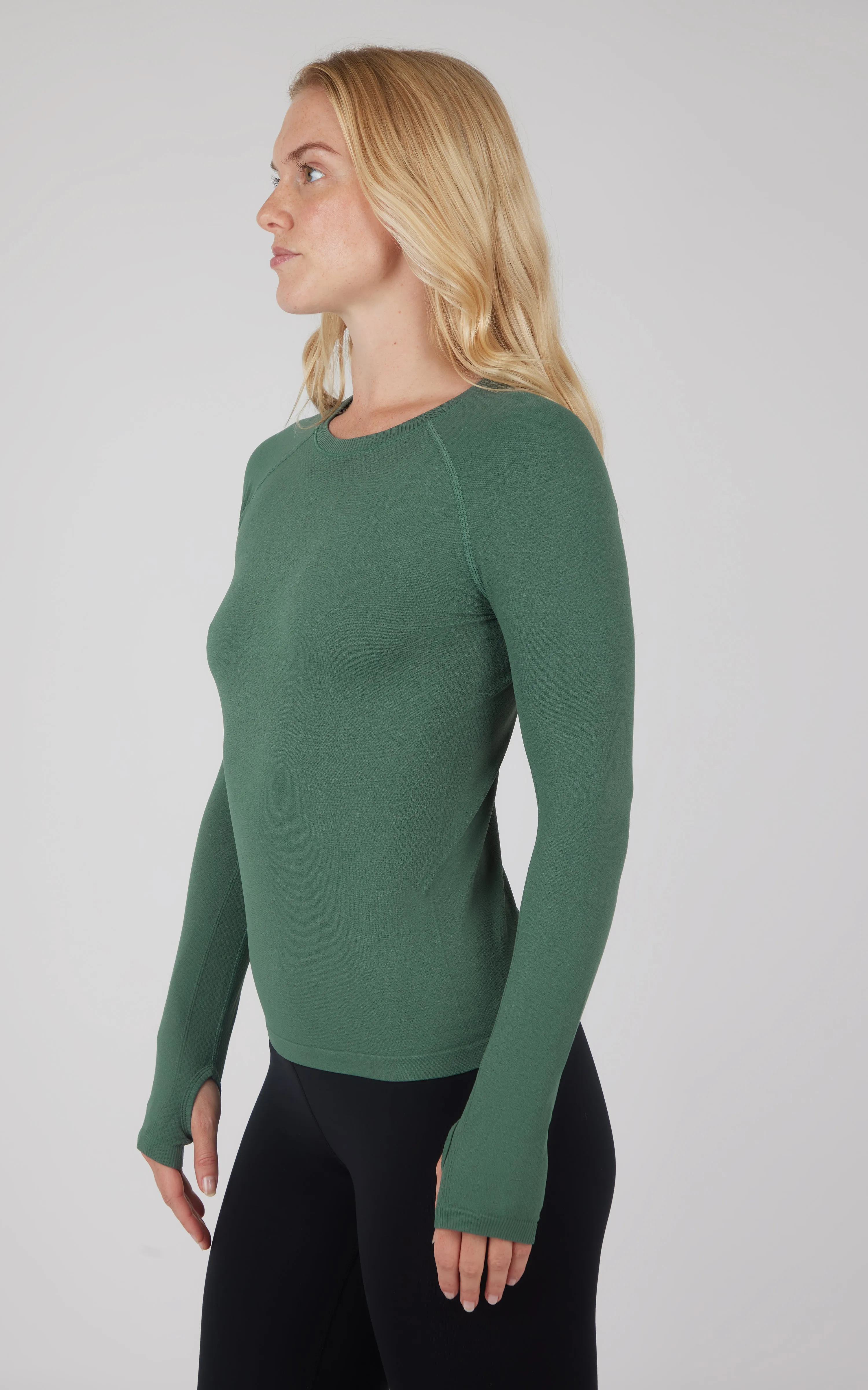 Seamless  Long Sleeve Active Shirt