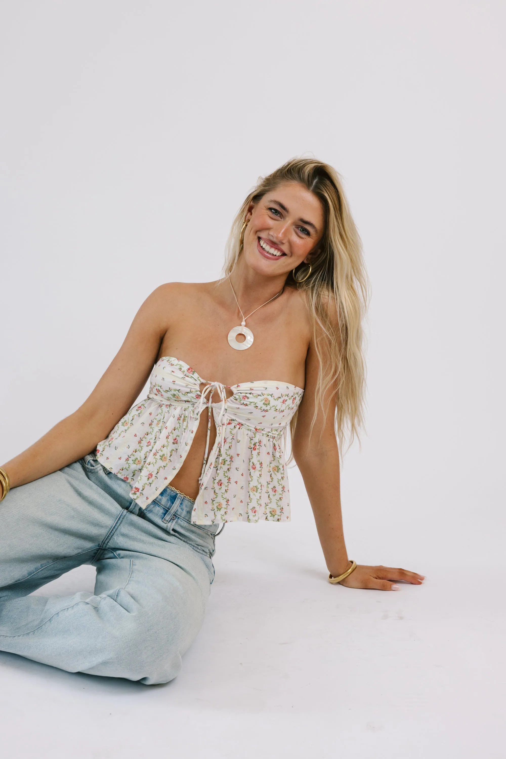 Serena Top in Floral