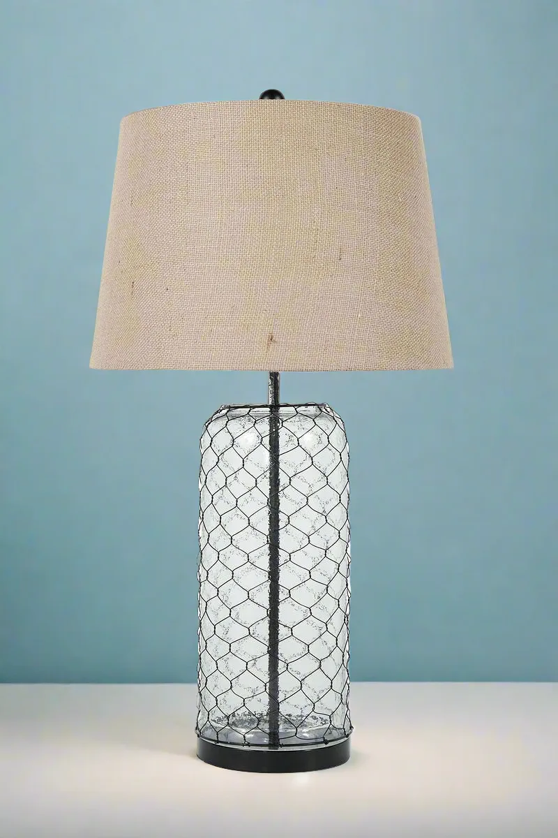 Sharmayne Glass Table Lamp