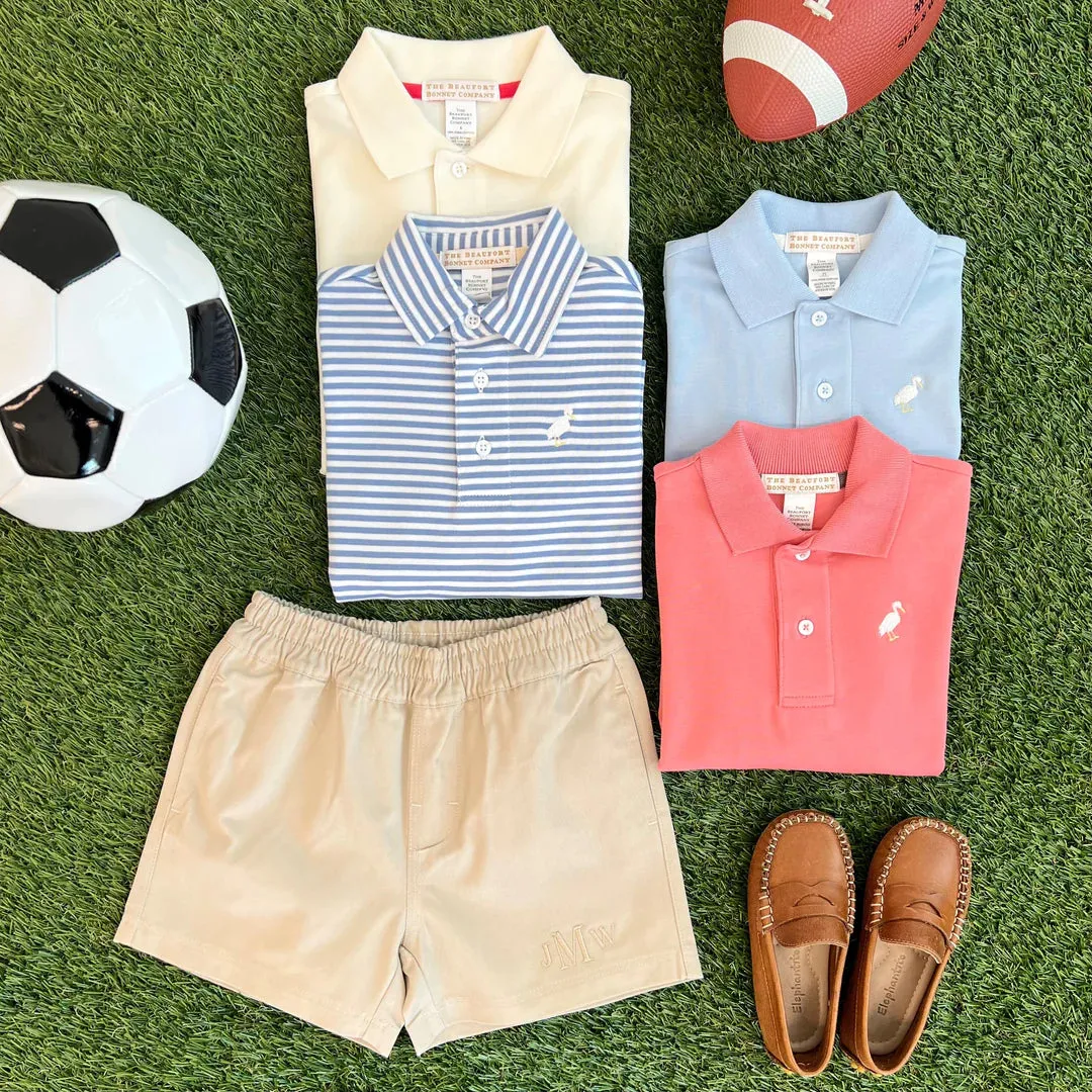 Sheffield Shorts: Keeneland Khaki With Keeneland Khaki Stork