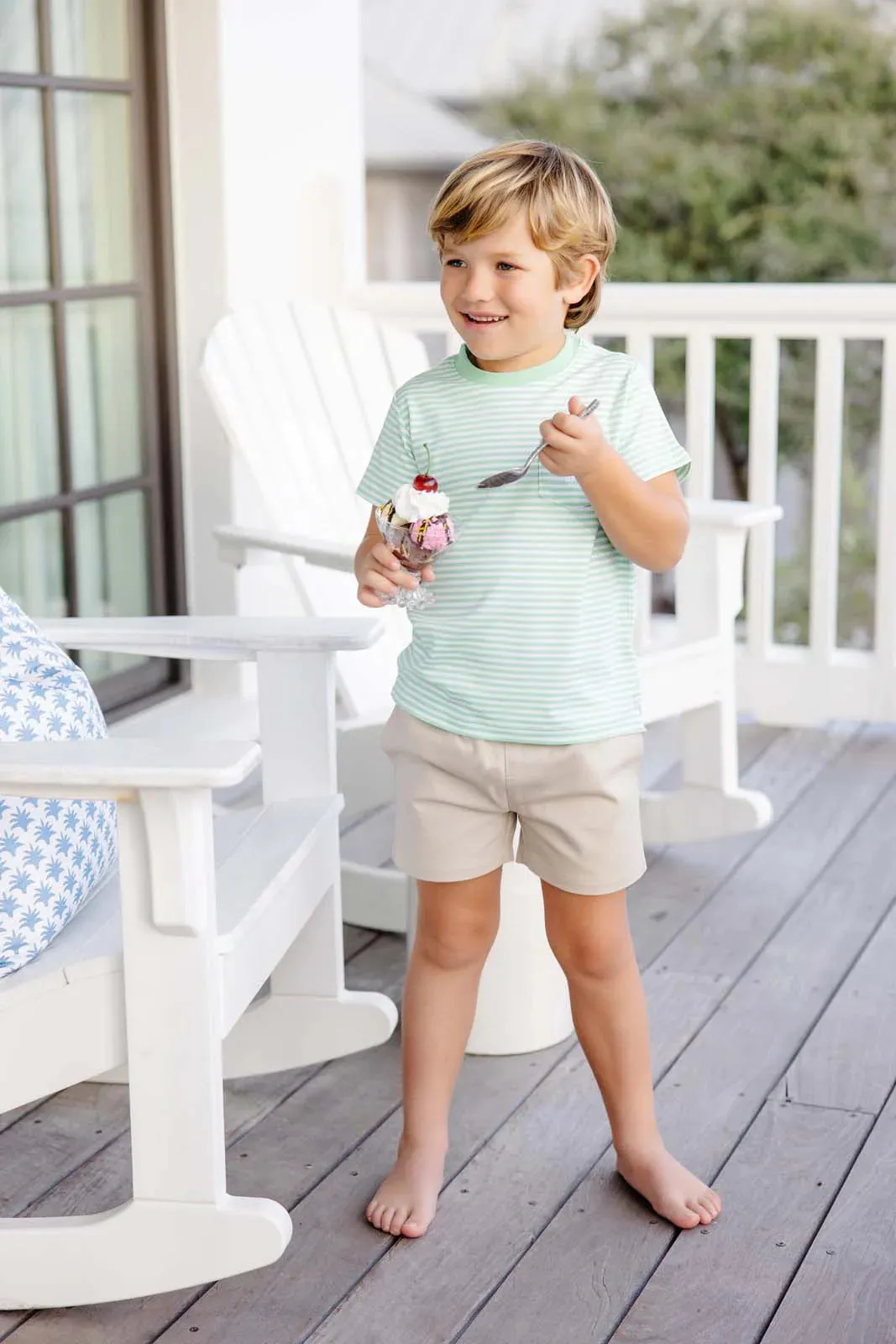 Sheffield Shorts: Keeneland Khaki With Keeneland Khaki Stork