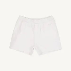 Sheffield Shorts - Worth Avenue White with Multicolor Stork