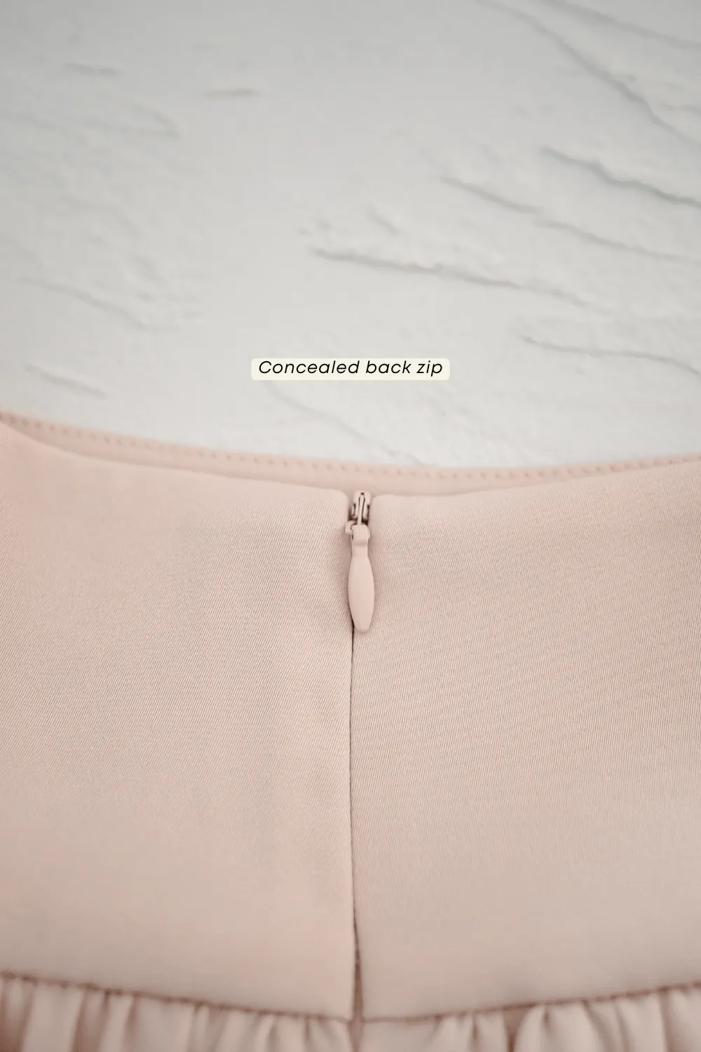 SHERA BUBBLE SKORTS IN PINK BEIGE