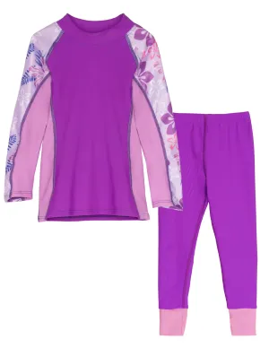 Shoreline Rash Guard & Swim Legging - Malva Shoreline Rash Guard & Swim Legging - Malva