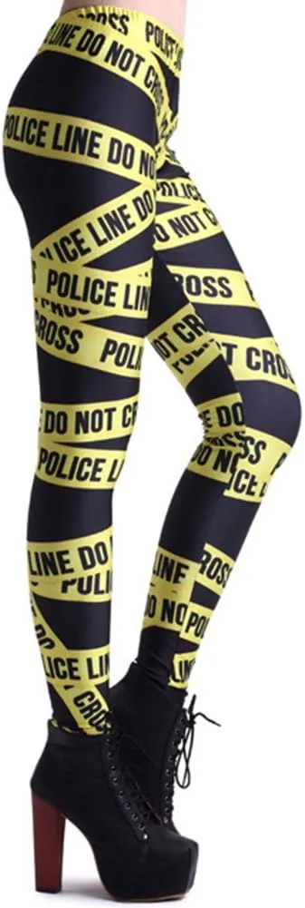 Sister Amy Women's Floral Printed Footless Elastic Tights Legging