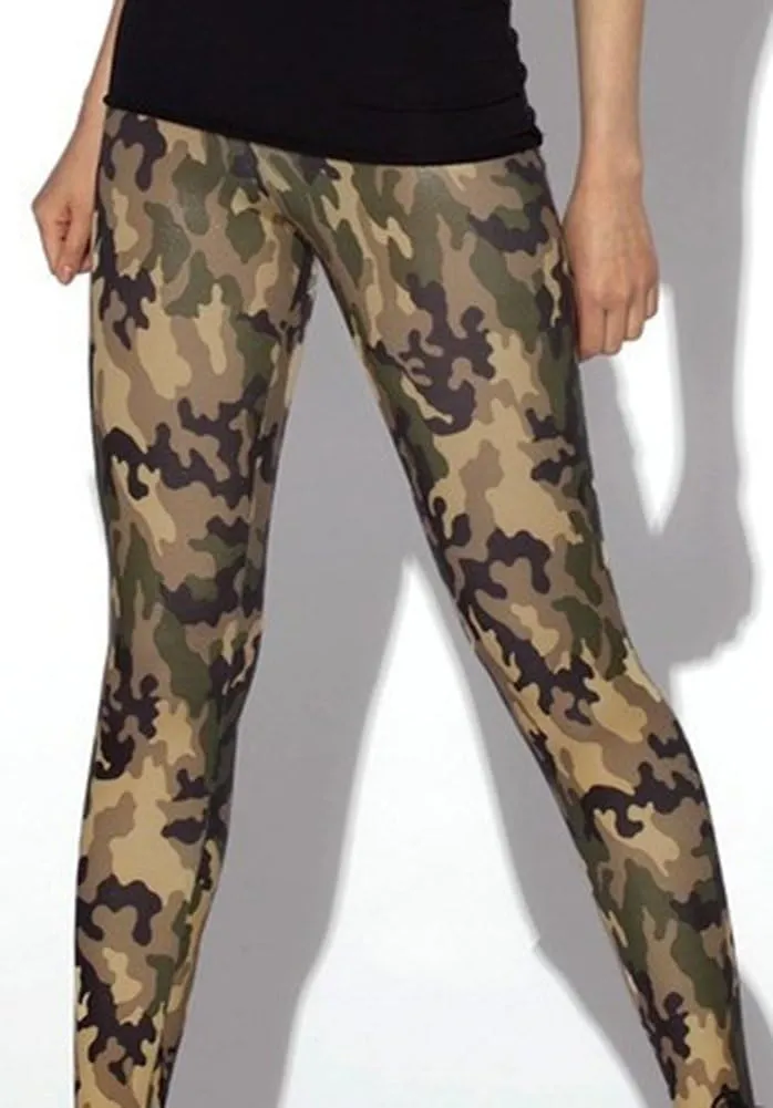 Sister Amy Women's Floral Printed Footless Elastic Tights Legging