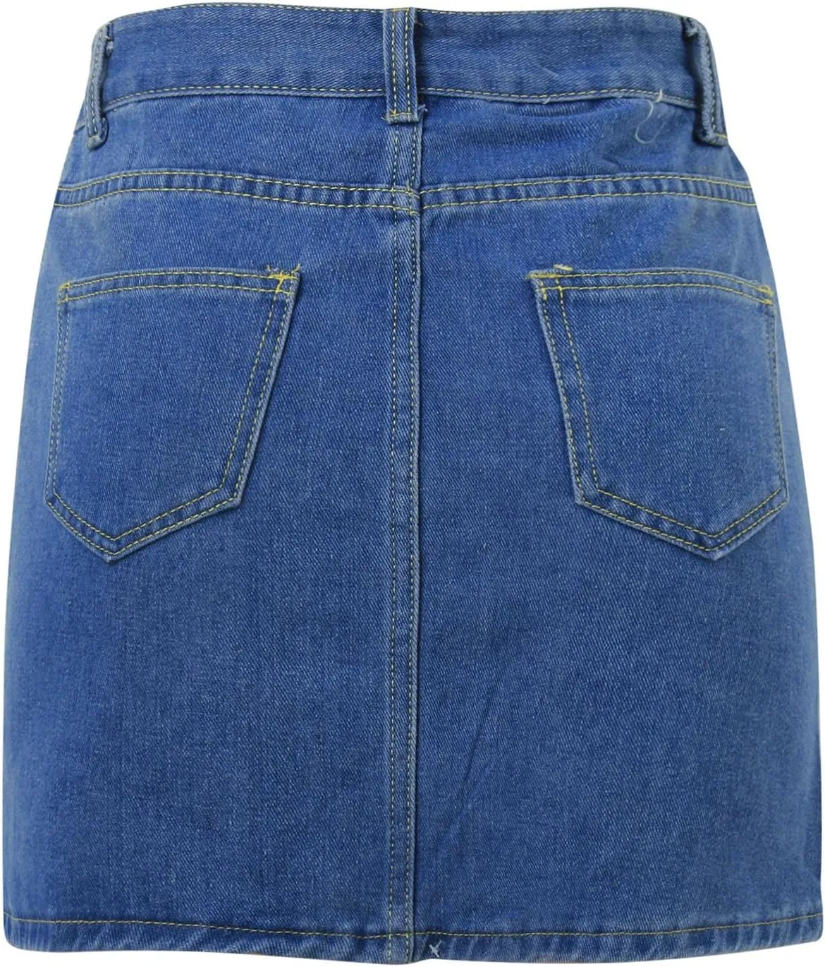 Skirts for Women Denim Mini Cargo Skirt Mid Rise Soft Button Up Bodycon Y2K Trendy Casual Jean Skirt Shorts Slim Fit
