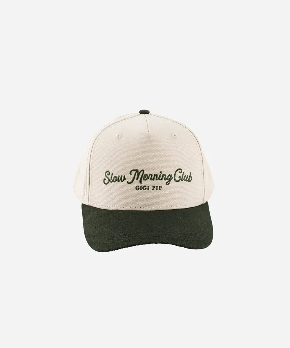 Slow Morning Club Canvas Trucker