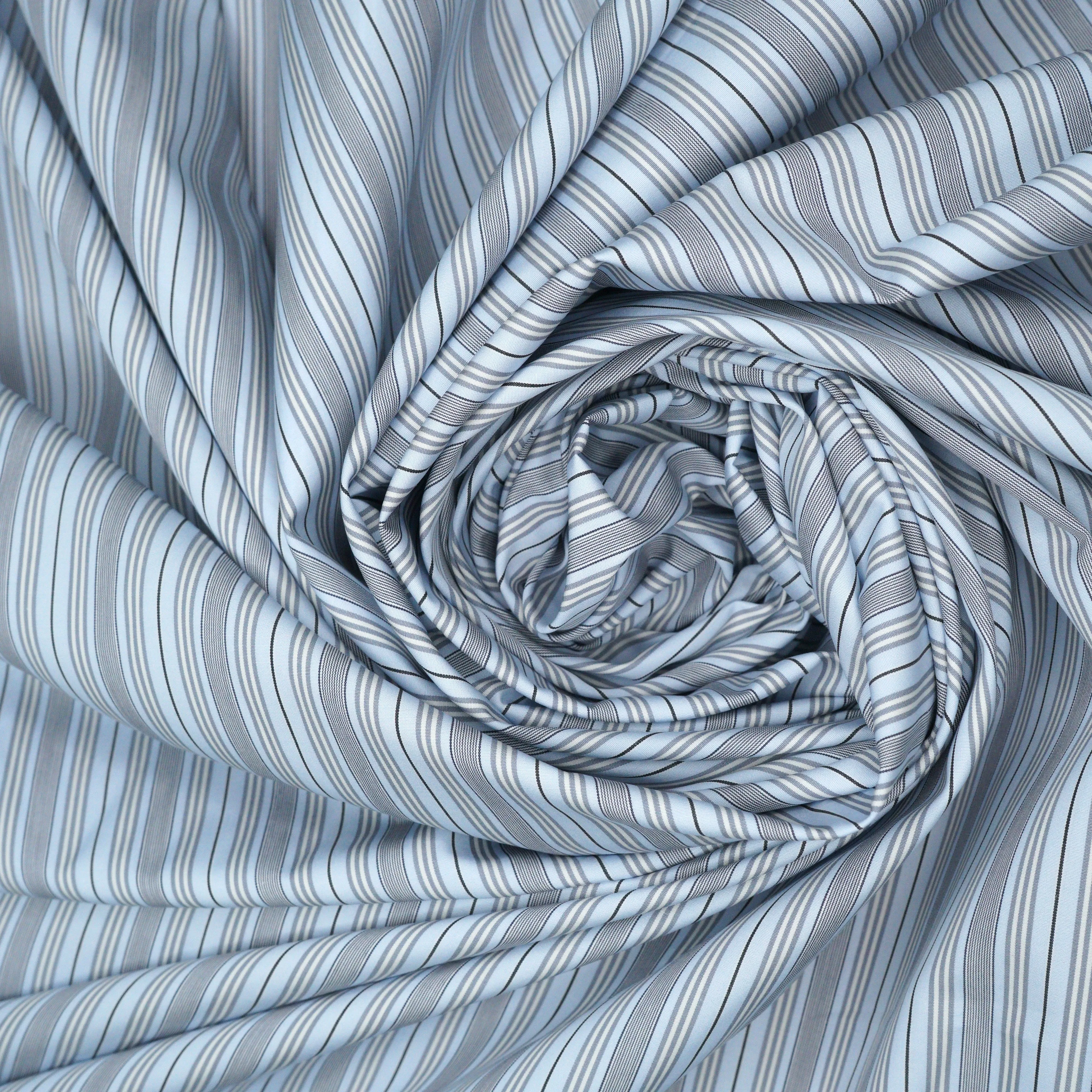 Sophisticated Symphony Italian Cotton Shirt Fabric