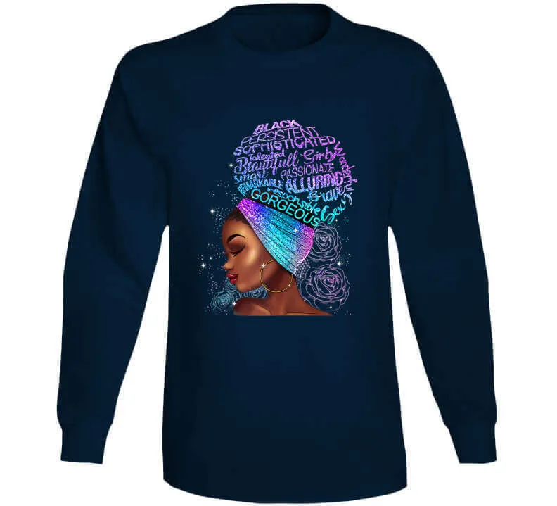 Sophisticated  Totebag, Tshirts, and Hoodies - African American Lady in Headwrap