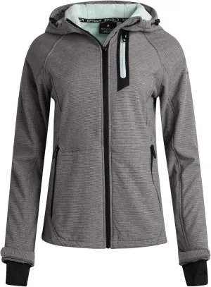 Spyder Womens Softshell Jacket - Lightweight Water Resistant Terry Fleece Zip Up Jacket Womens Windbreaker for Hiking (S-XL)