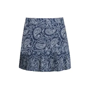 SVG Golf Women's  Printed Pleated Skirt