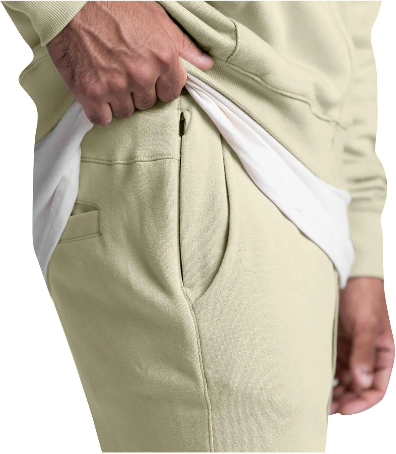 Sweatpants for Men Athletic Drawstring Elastic Bottom Slim Fit Casual Jogger Workout Running Lightweight Casual Pants
