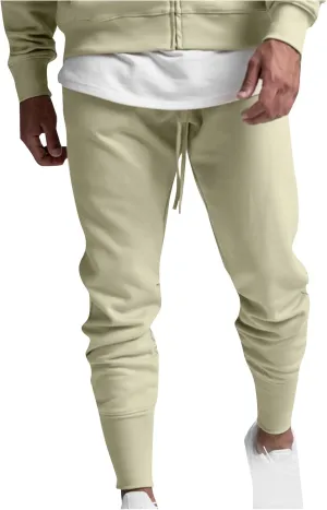 Sweatpants for Men Athletic Drawstring Elastic Bottom Slim Fit Casual Jogger Workout Running Lightweight Casual Pants