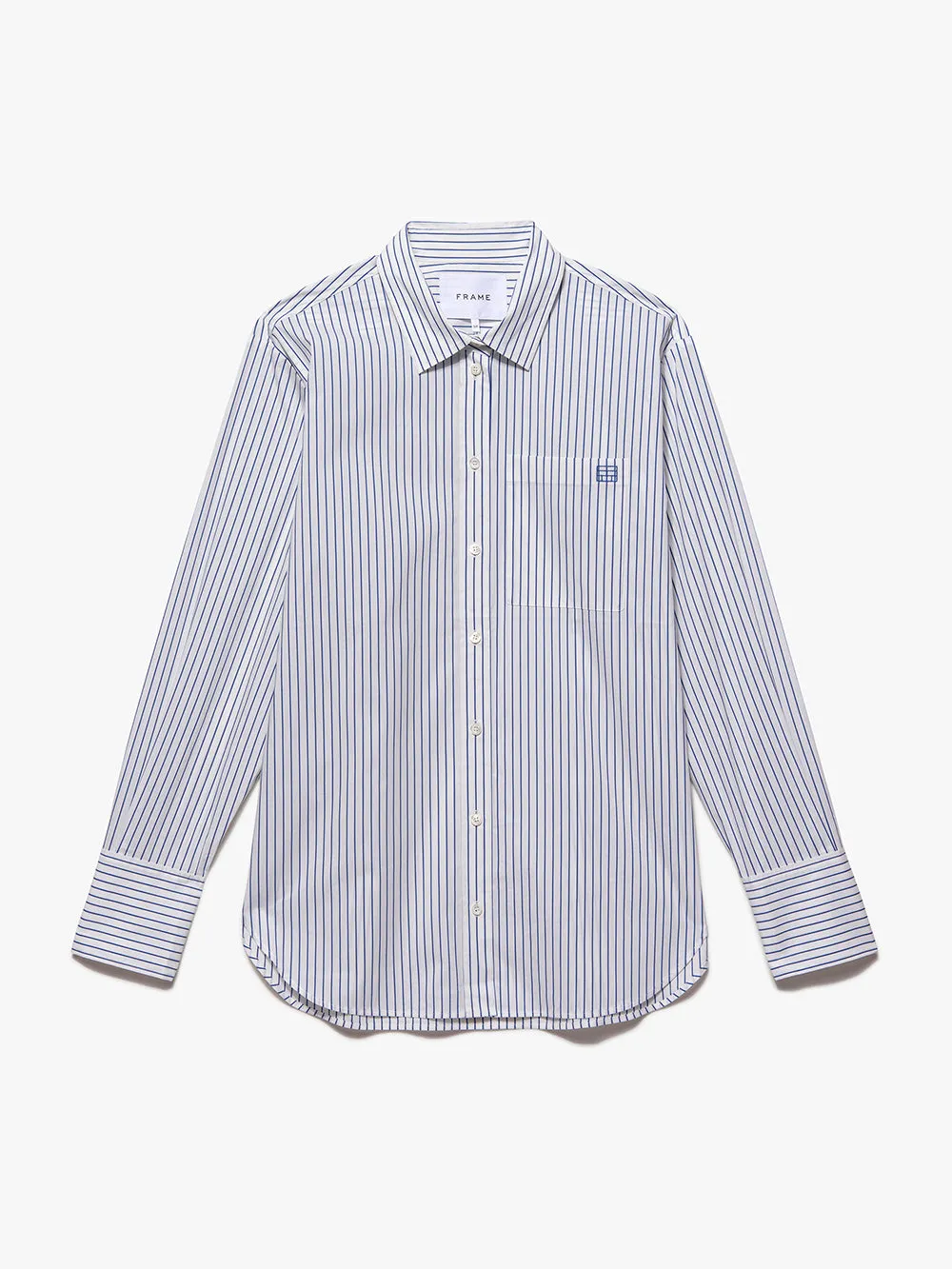The Oversized Shirt -- Cobalt Multi