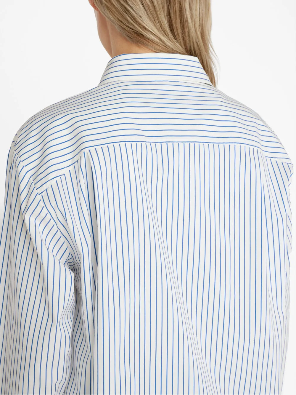 The Oversized Shirt -- Cobalt Multi