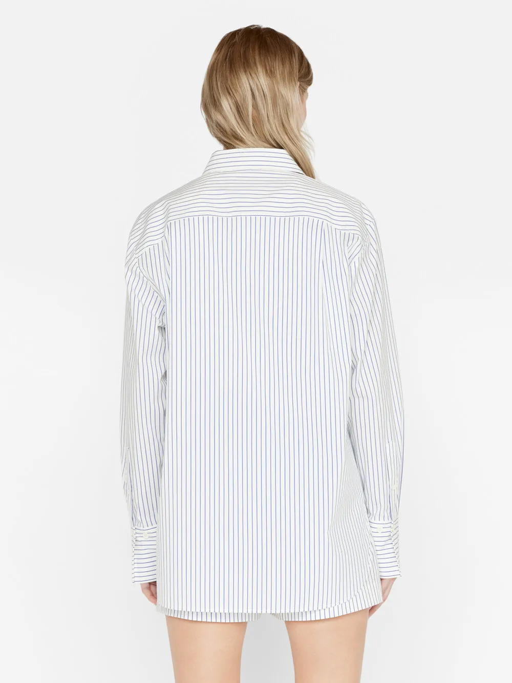The Oversized Shirt -- Cobalt Multi