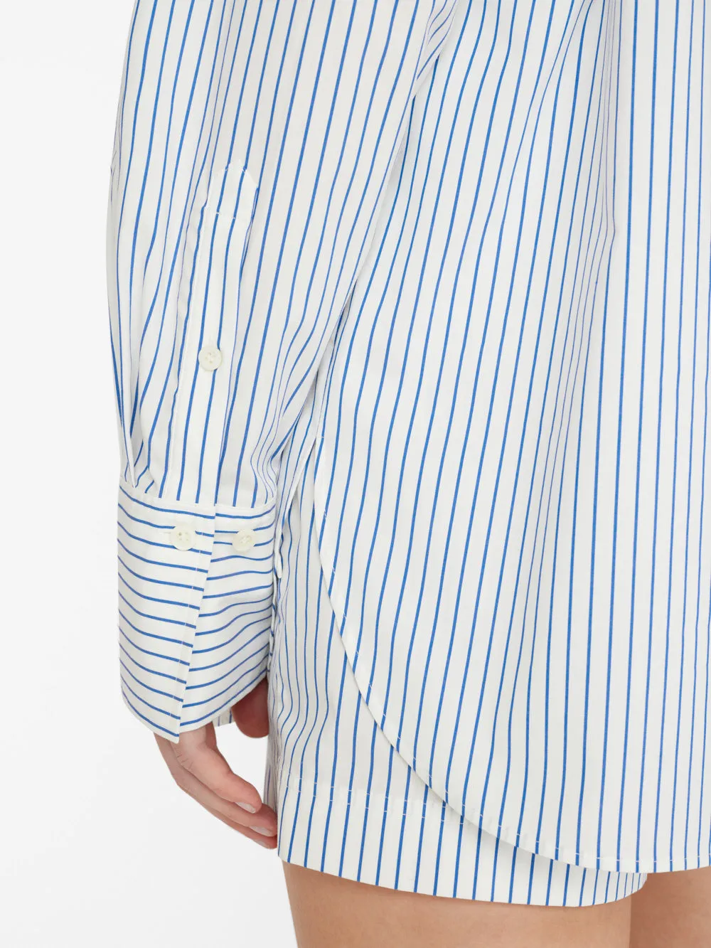 The Oversized Shirt -- Cobalt Multi