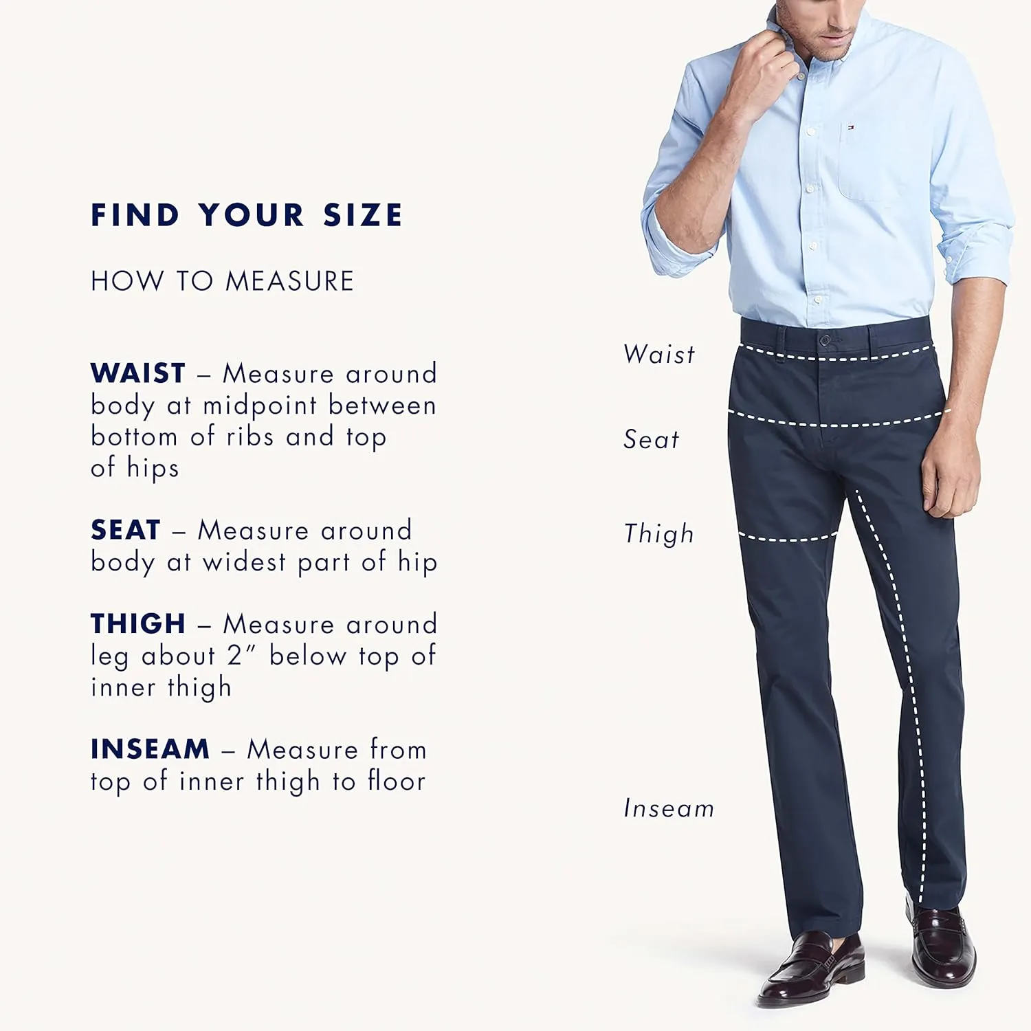 Tommy Hilfiger Chino Pants Custom Fit