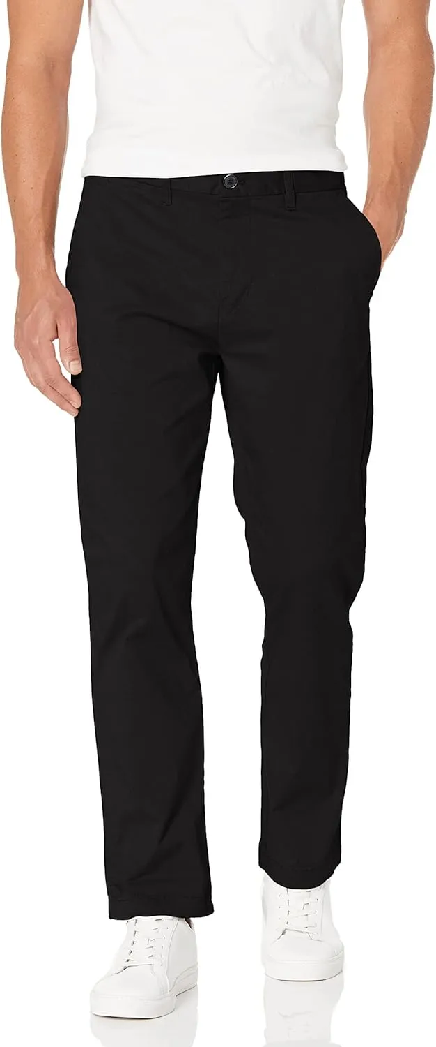 Tommy Hilfiger Men's Chino Pants Custom Fit, Deep Knit Black 30x32